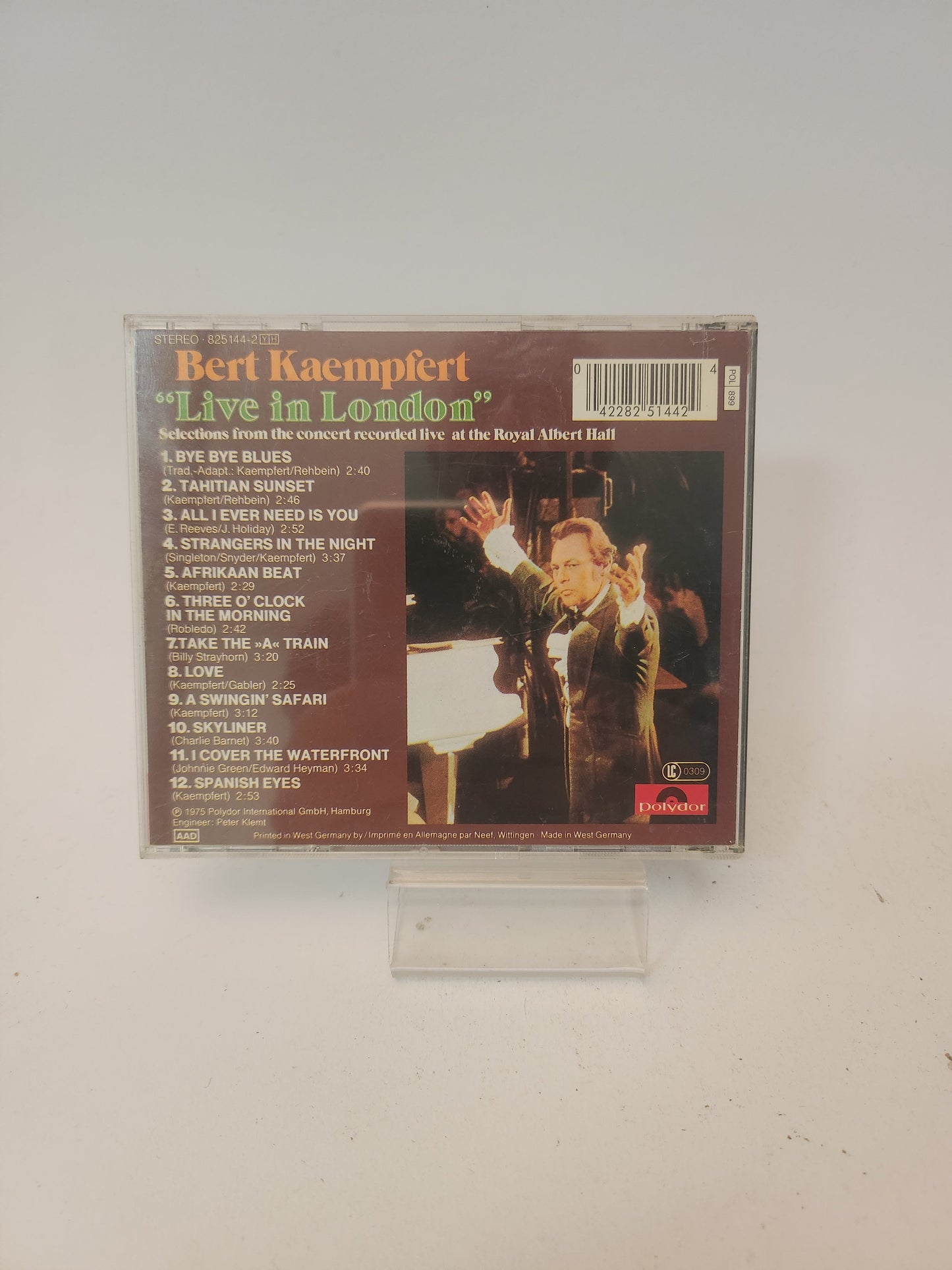 Bert Kaempfert: Live in London CD - Cd