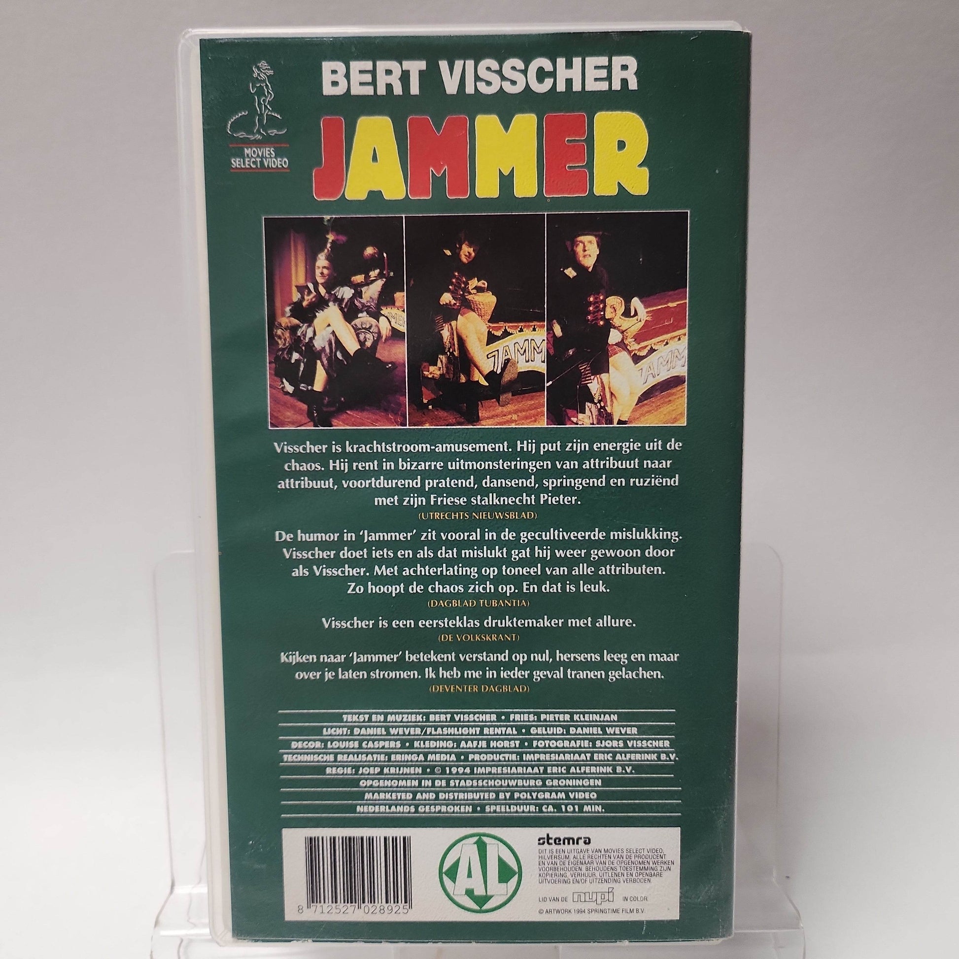 Bert Visscher Jammer VHS - Feniks Gameshop
