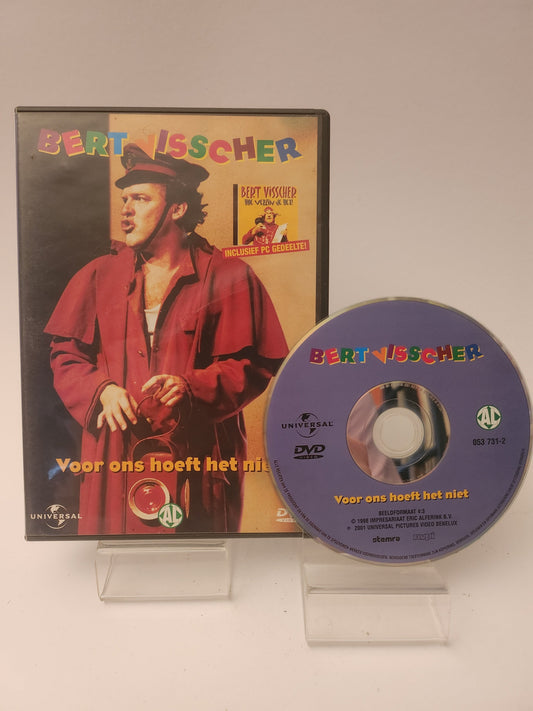 Bert Visscher: Voor Ons hoeft het Niet Dvd - Dvd Volwassenen