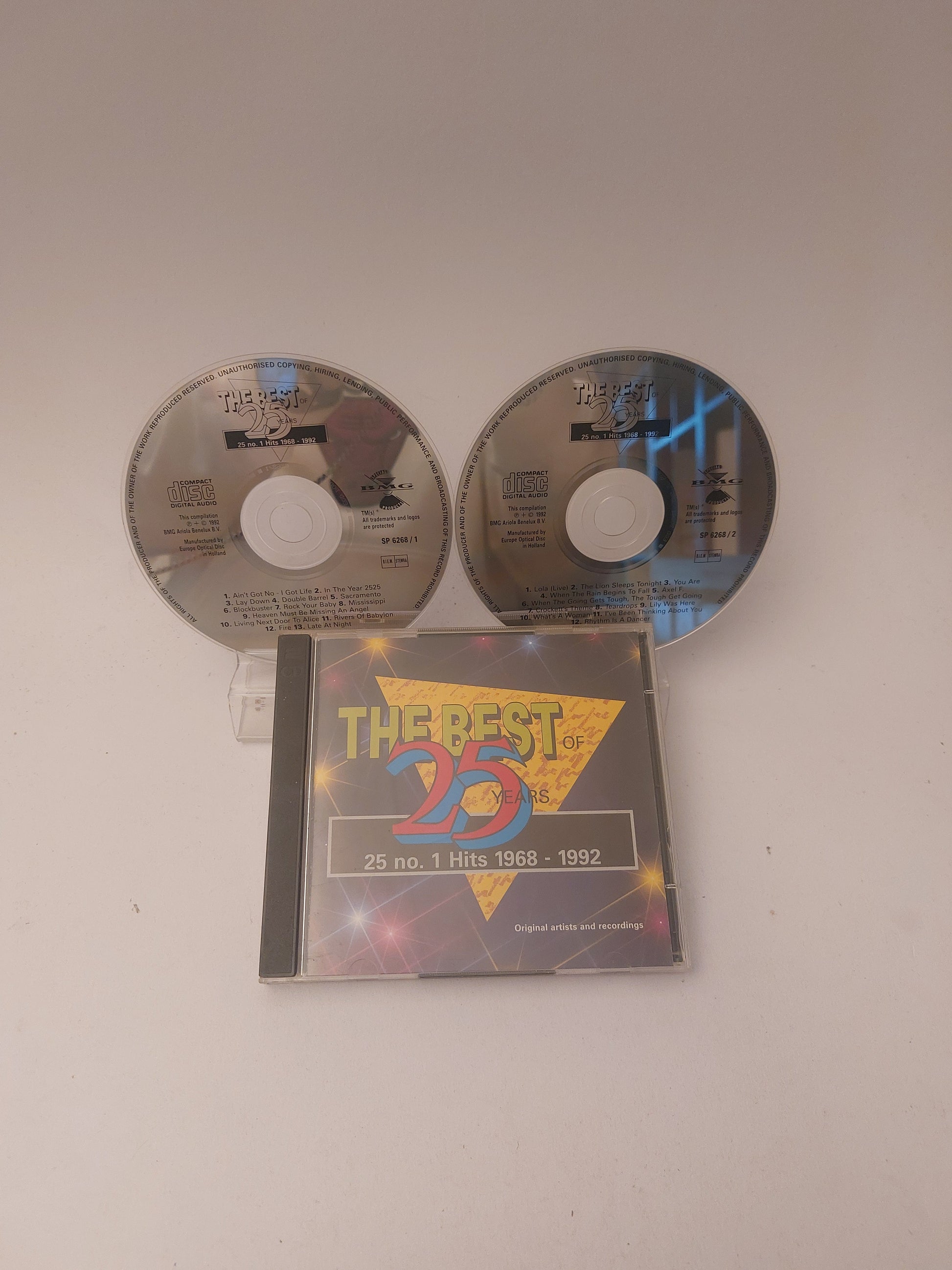Best Of 25 Years No 1 Hits 1968 - 1992 CD - Cd