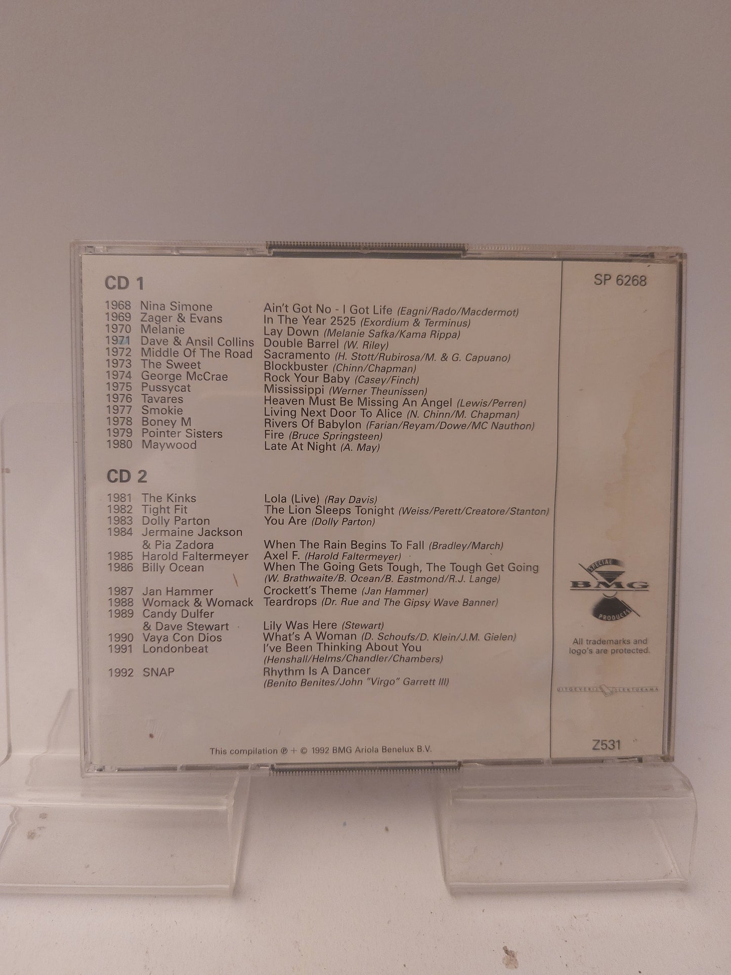 Best Of 25 Years No 1 Hits 1968 - 1992 CD - Cd