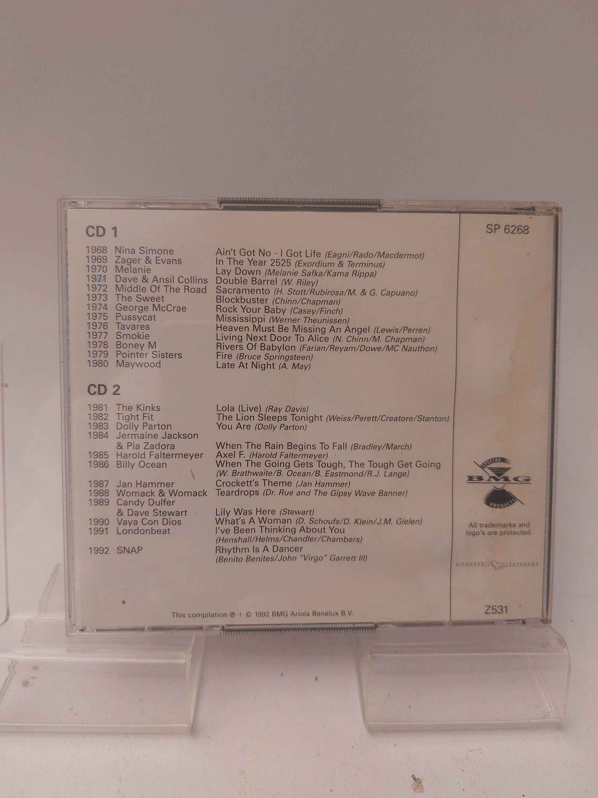 Best Of 25 Years No 1 Hits 1968 - 1992 CD - Cd