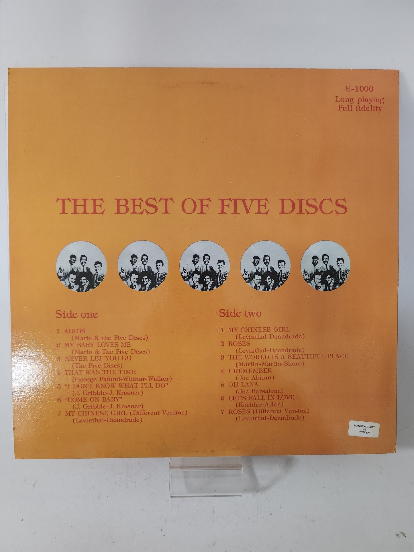 Best of Five Discs: Five Discs LP Vinyl - Lp Vinyl