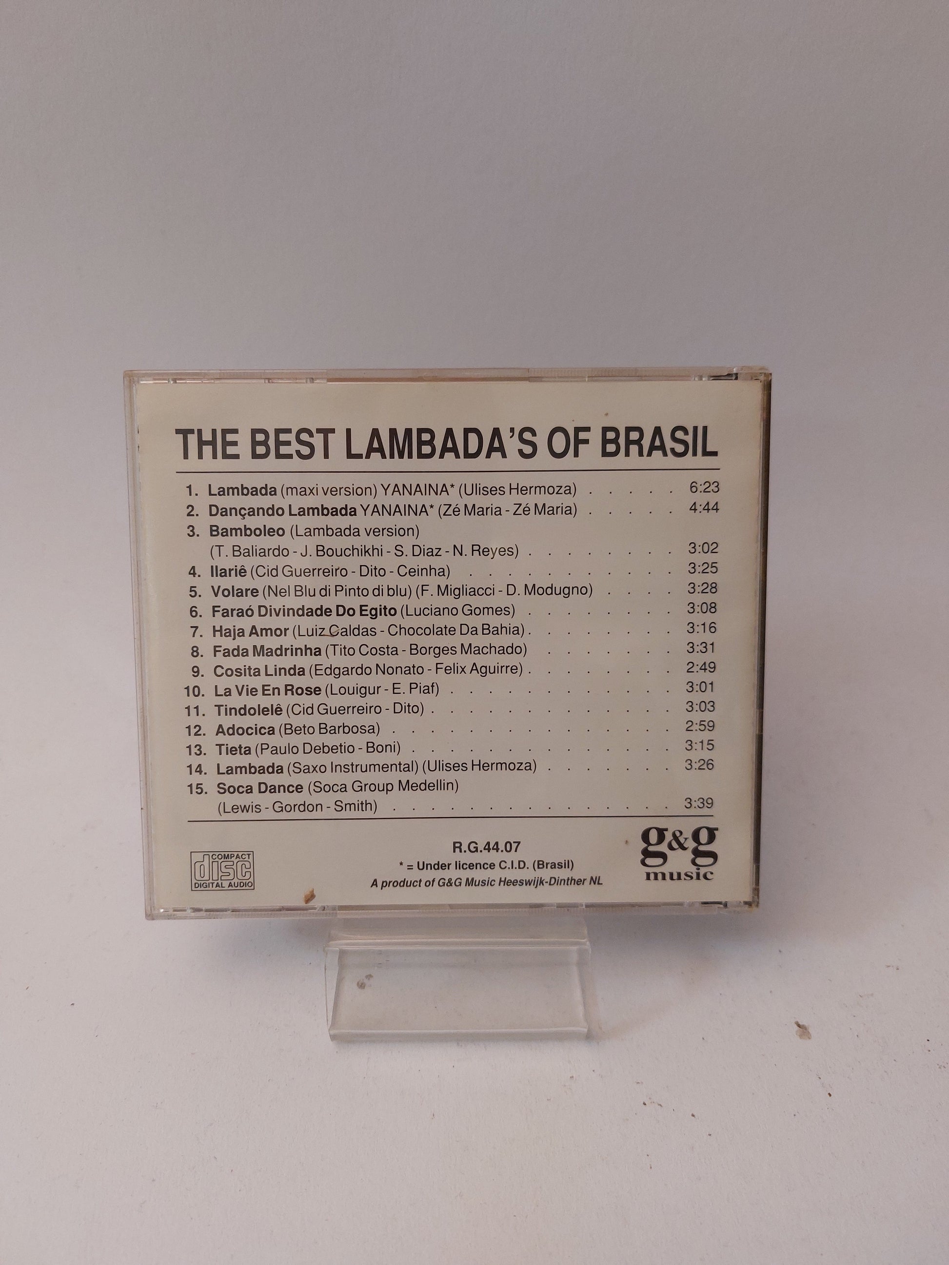 Best Of Lambada’s of Brasil CD - Cd