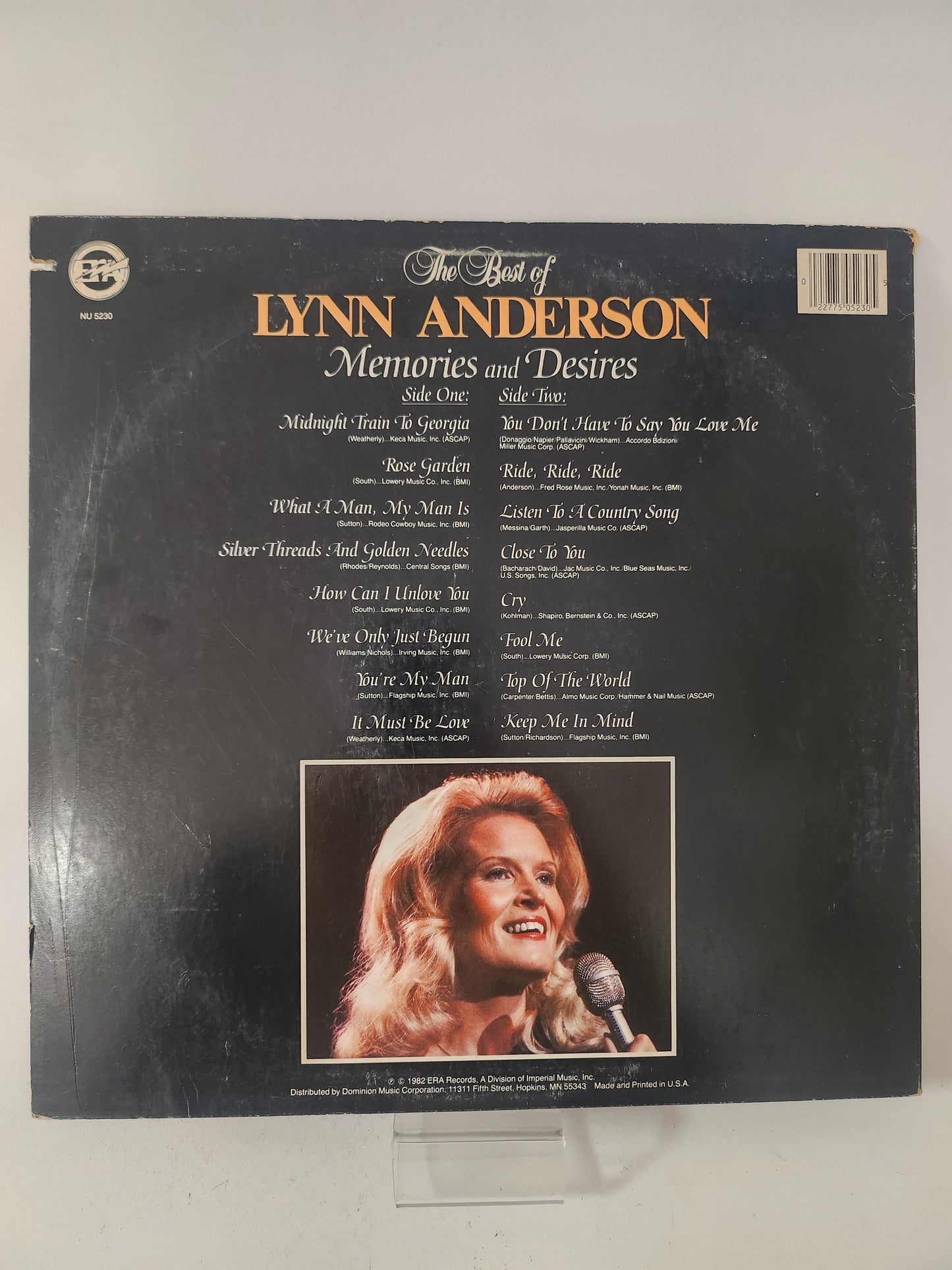 Best of Lynn Anderson: Memories and Desires LP Vinyl - Lp Vinyl