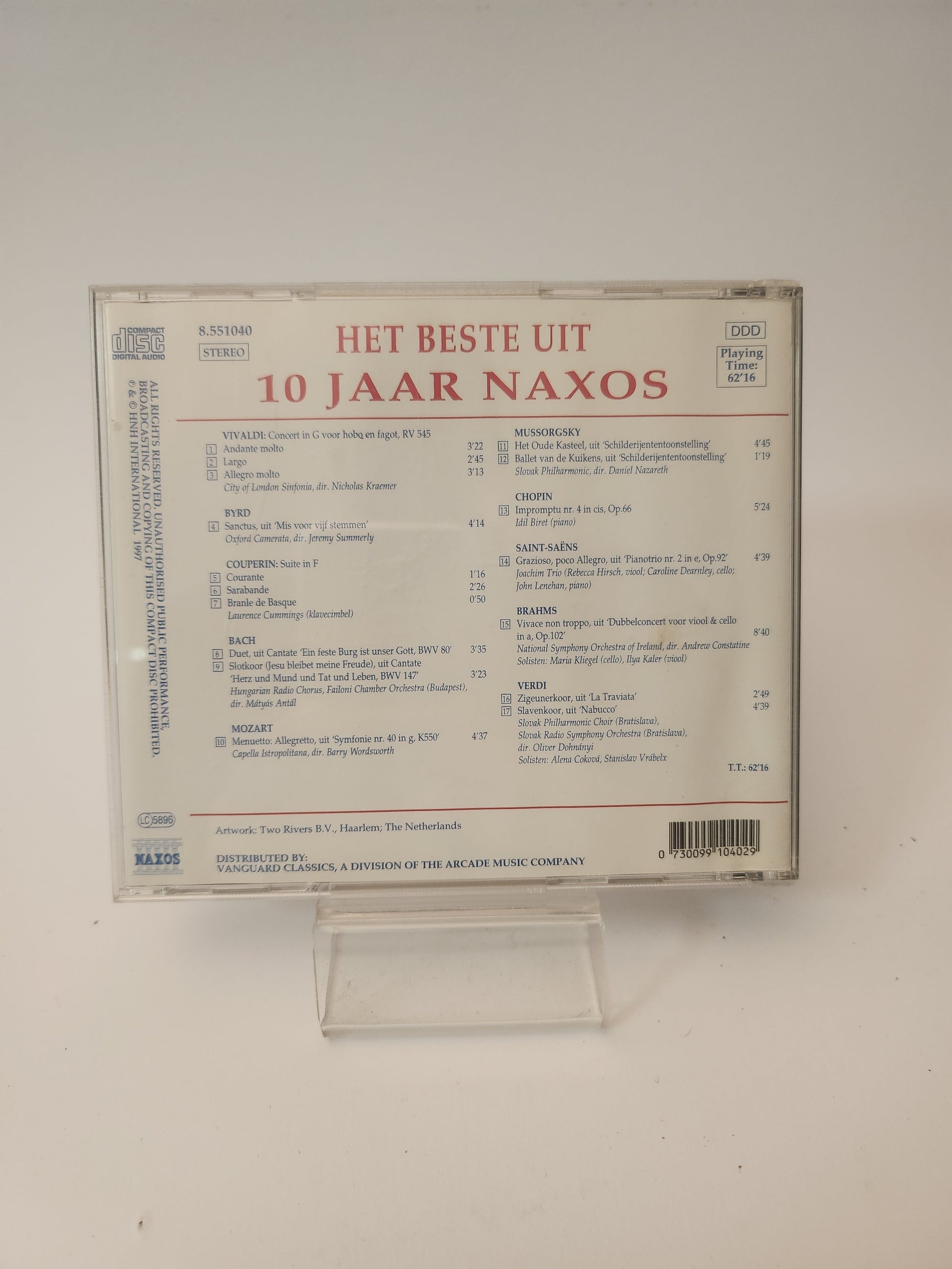 Beste uit 10 Jaar Naxos CD - Cd