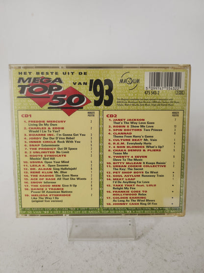 Beste uit de Mega Top 50 van ’93 CD Box - Cd