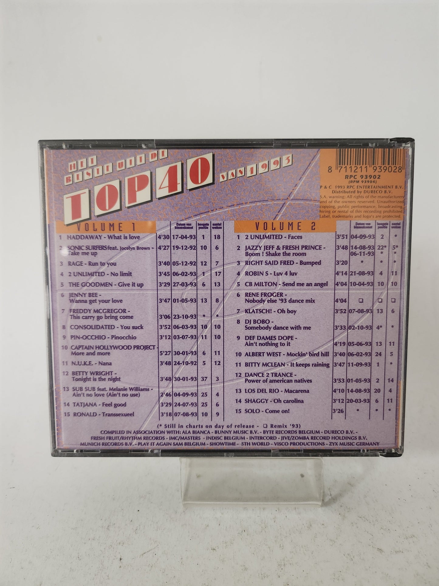 Beste uit de Top 40 van 1993 CD Box - Cd