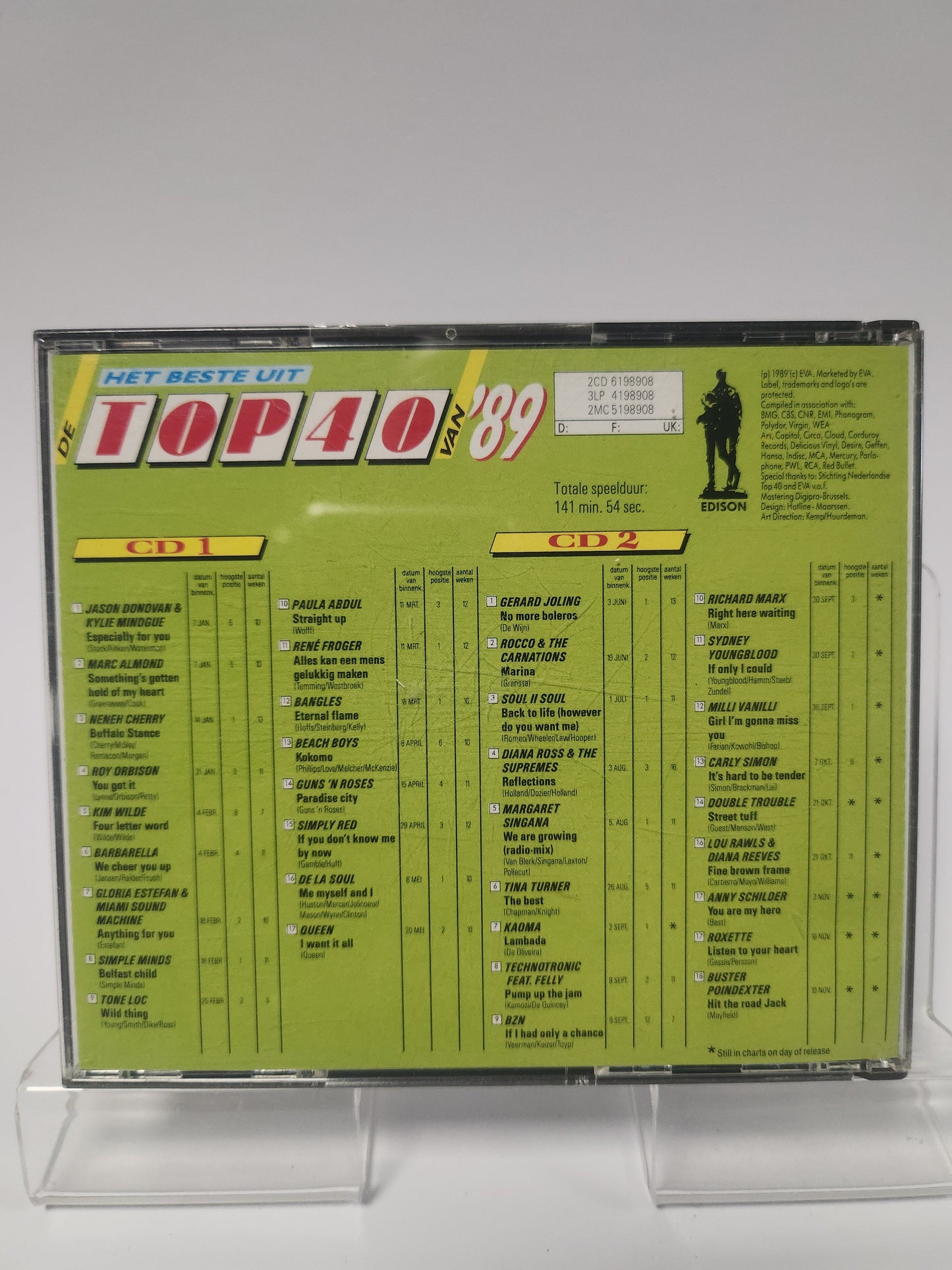 Beste uit de Top 40 van ’89 CD - Cd
