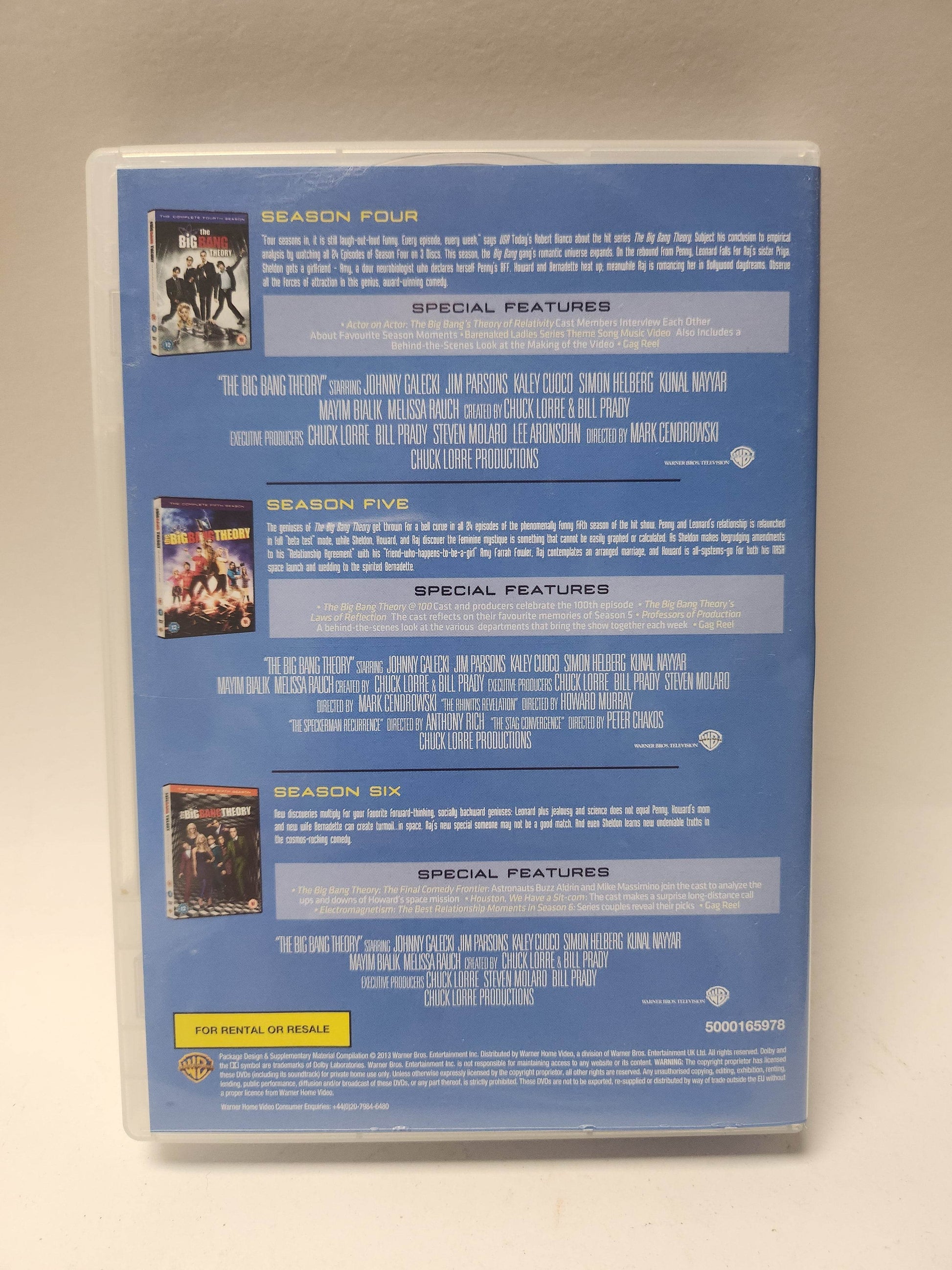 Big Bang Theory Seasons 4-6 DVD - Feniks Gameshop
