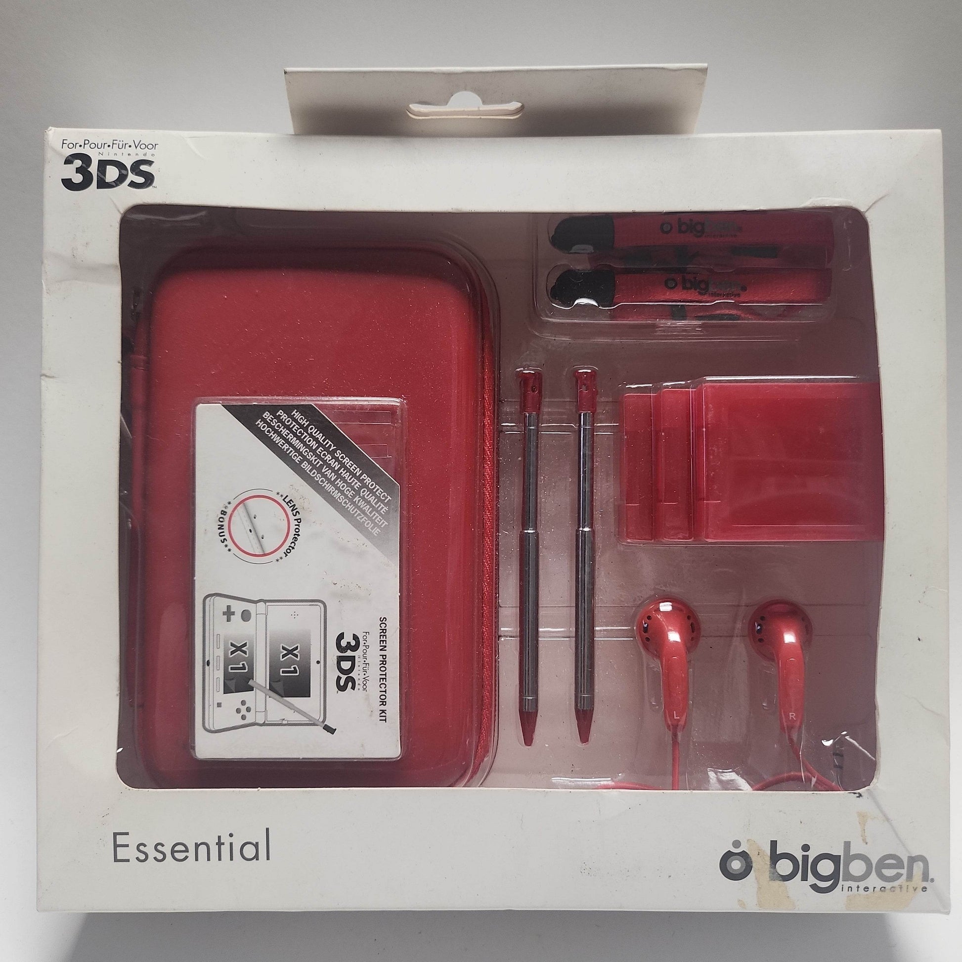 BigBen Starter Kit Rood Geseald Nintendo DSi/ DSLite/ 3DS - Feniks Gameshop