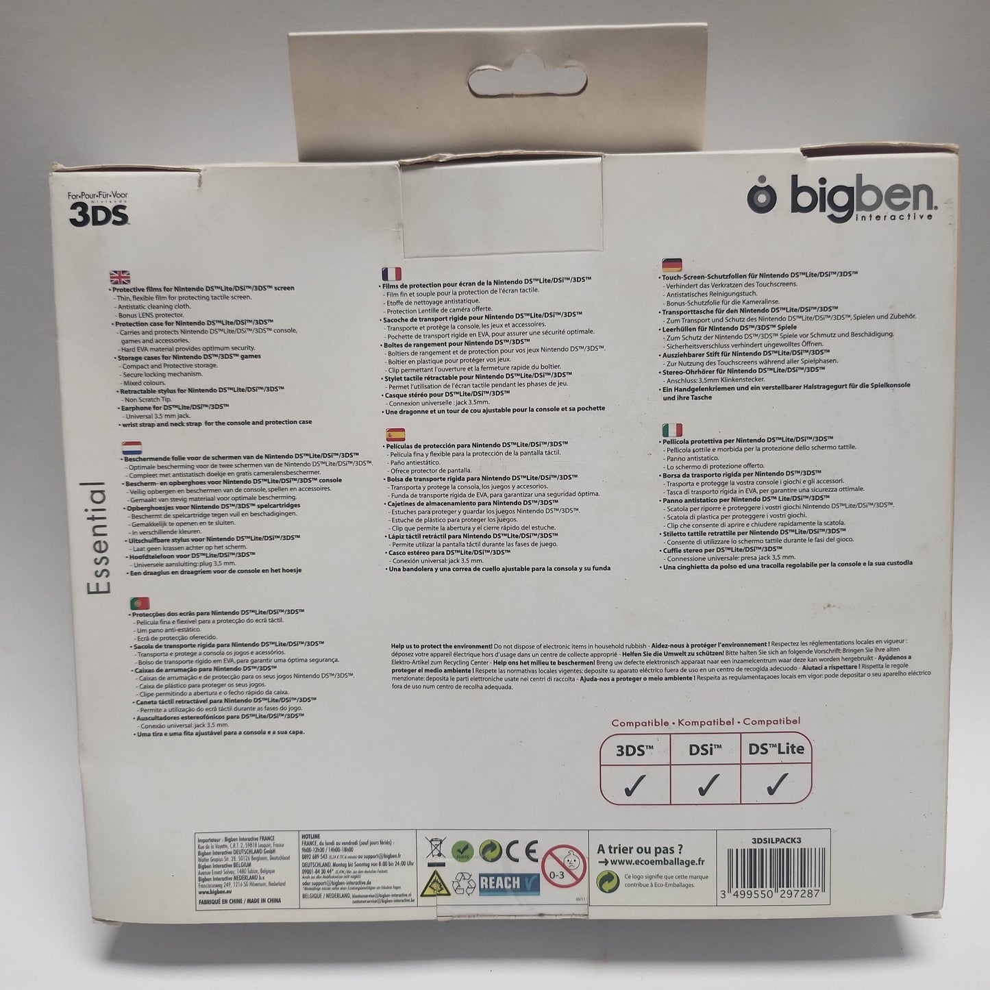 BigBen Starter Kit Turqoise Nintendo DSI/ DSLite/ 3DS - Feniks Gameshop