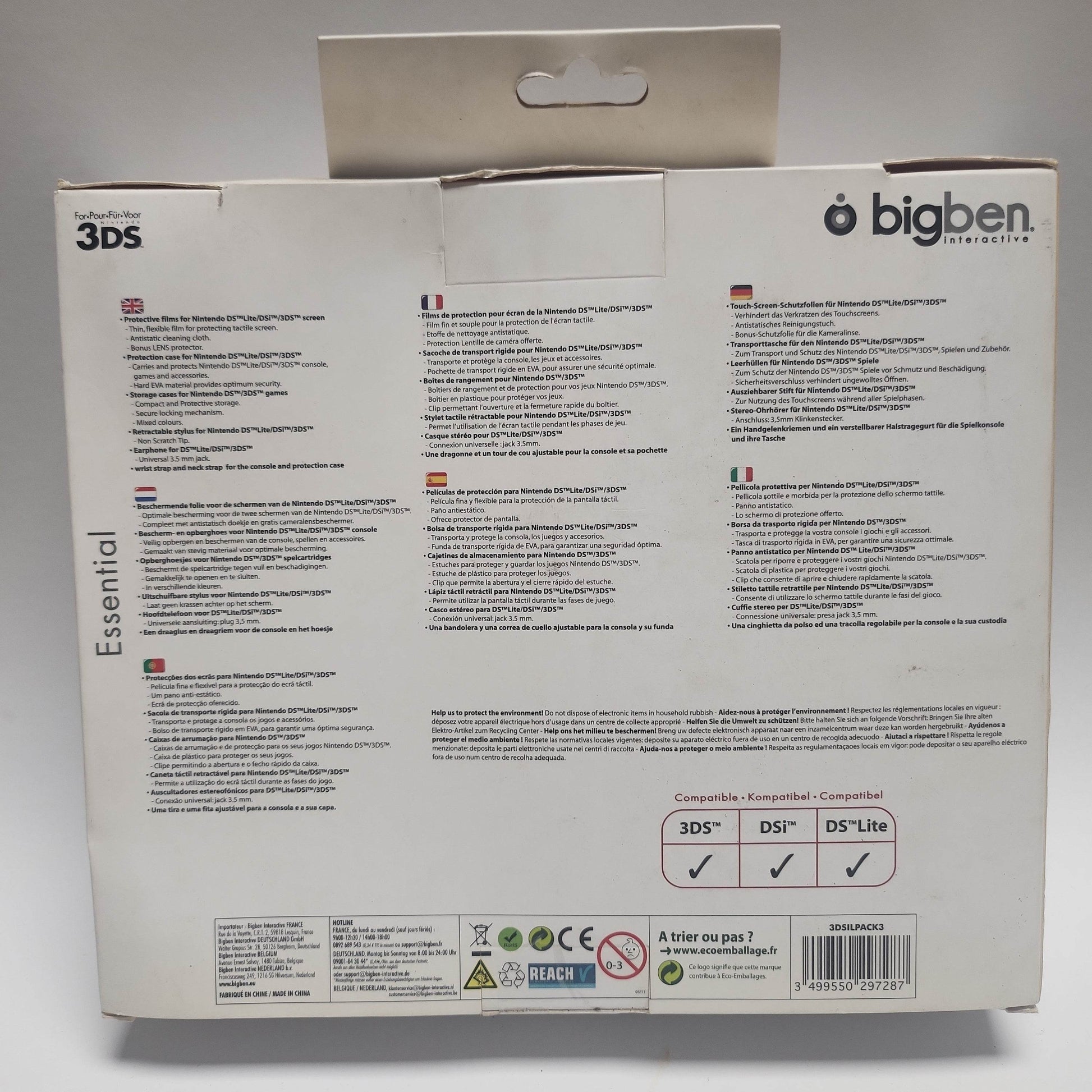 BigBen Starter Kit Turqoise Nintendo DSI/ DSLite/ 3DS - Feniks Gameshop