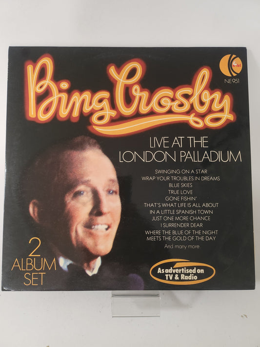 Bing Crosby Live at the London Palladium LP Vinyl - Lp Vinyl