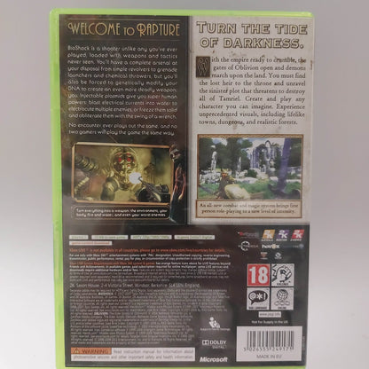 Bioshock & Elder Scrolls IV Oblivion Cl (No Book) Xbox 360 - Feniks Gameshop