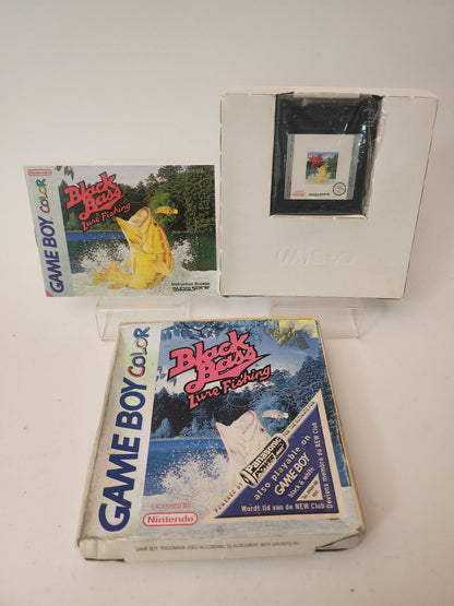 Black Bass: Lure Fishing Boxed Game Boy Color - Game Boy Color Games