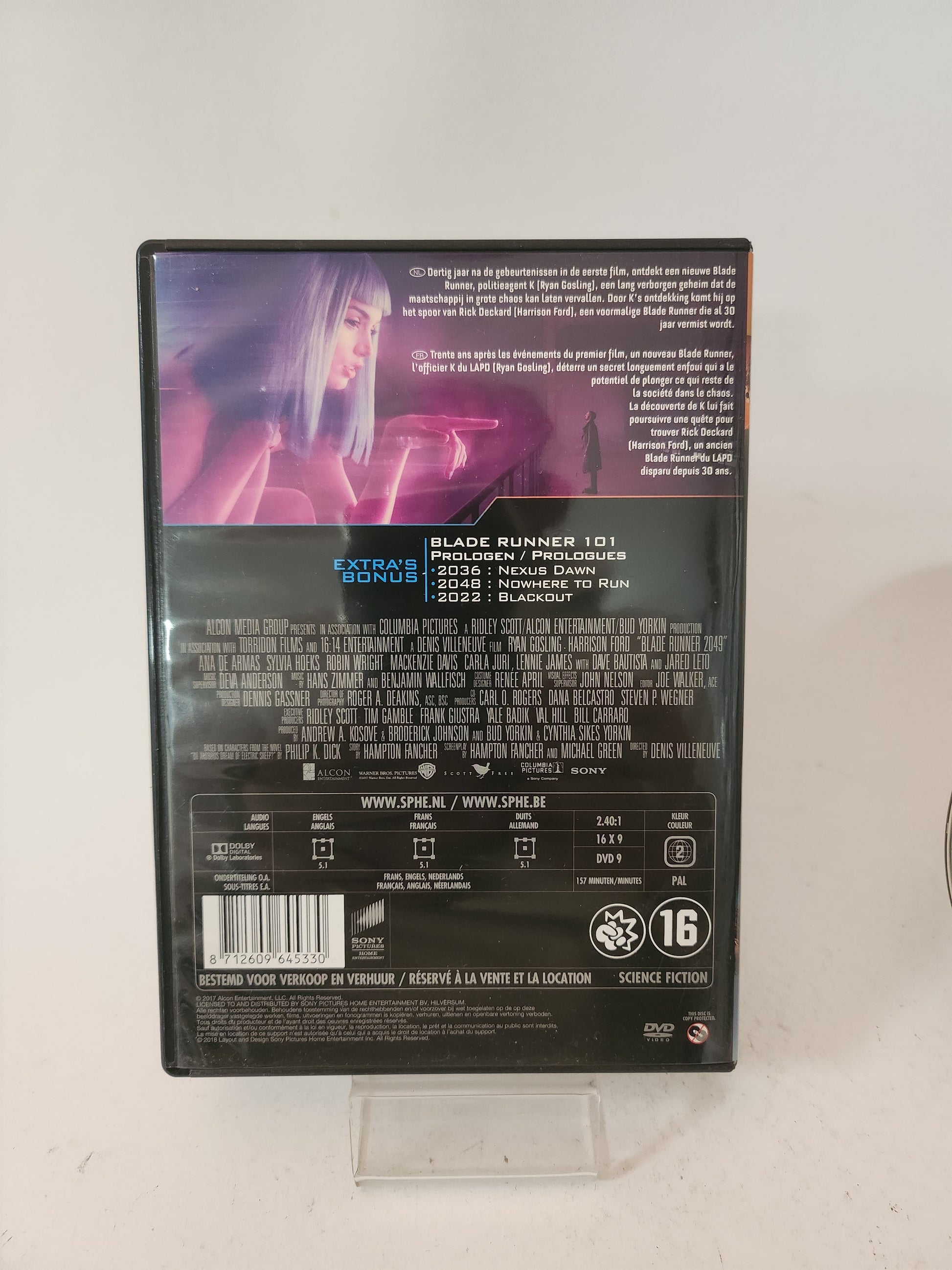 Blade Runner 2049 Dvd - Dvd Volwassenen