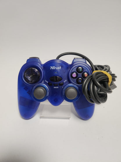 Blauwe Trust Controller Playstation 2 - Playstation 2 Accessoires