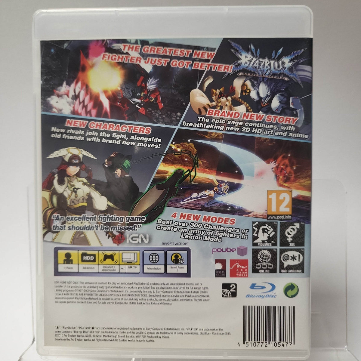 Blazblue Continuum Shift Playstation 3 - Feniks Gameshop