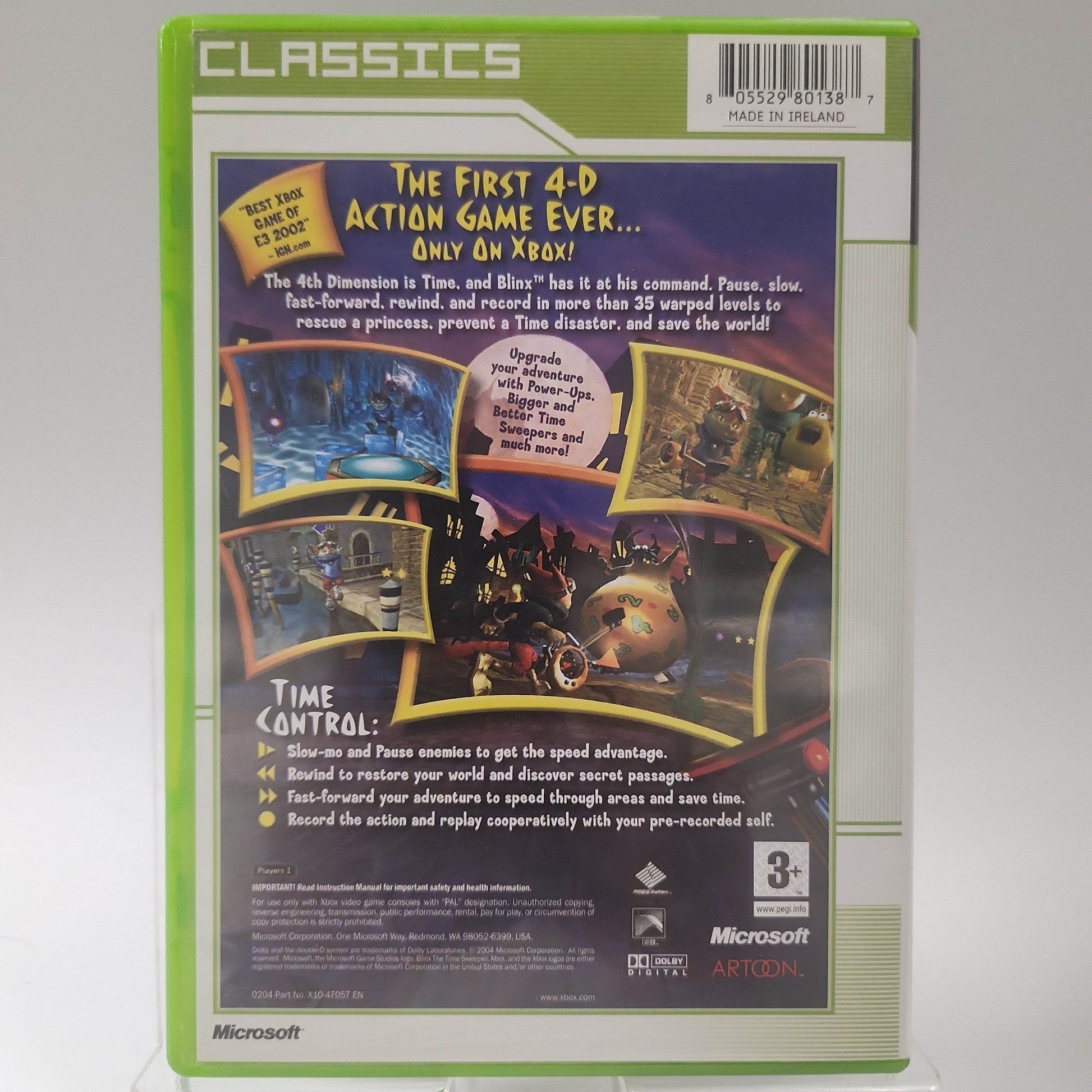 Blinx the Time Sweeper Classics Xbox Original - Feniks Gameshop