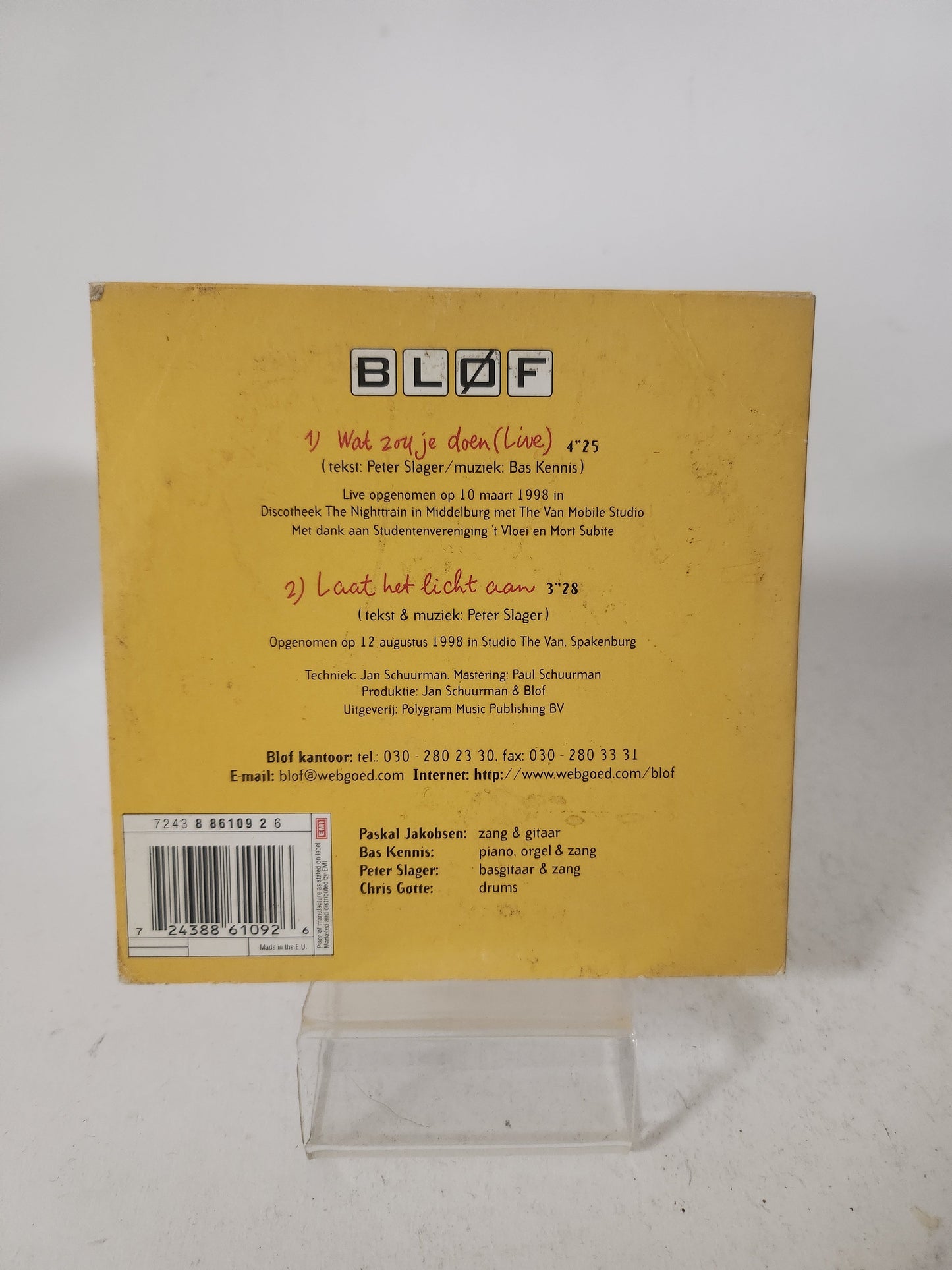 Blöf: Wat zou je Doen CD Single - CD Single