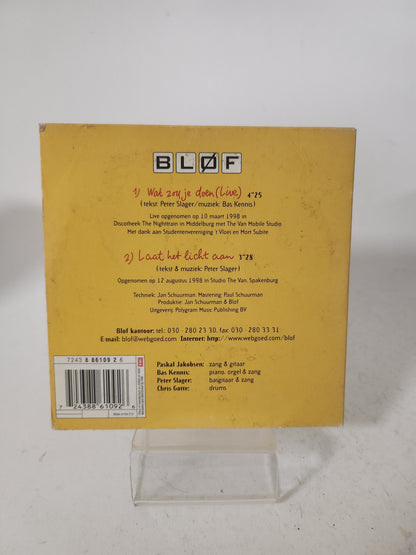 Blöf: Wat zou je Doen CD Single - CD Single
