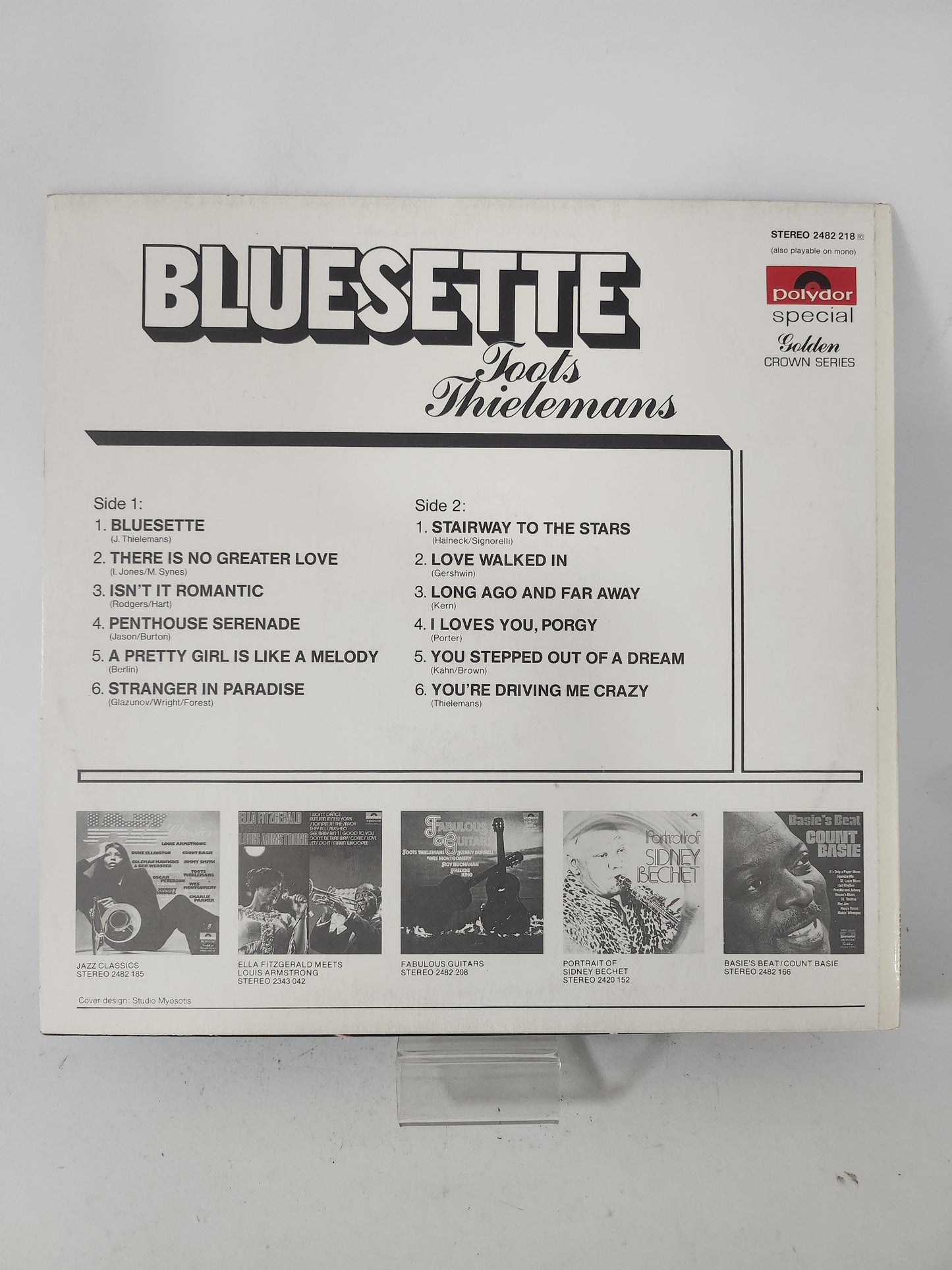 Bluesette: Toots Tielemans LP Vinyl - Lp Vinyl