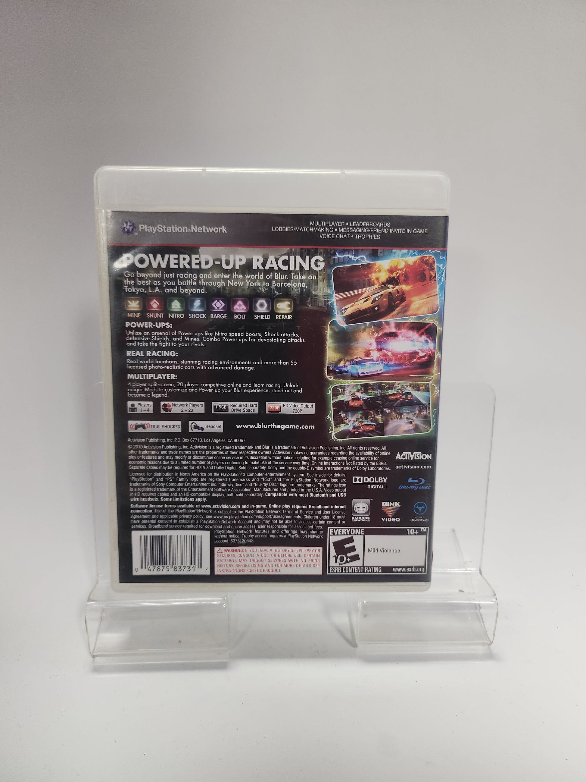 Blur NTSC Playstation 3 - playstation 3 Games