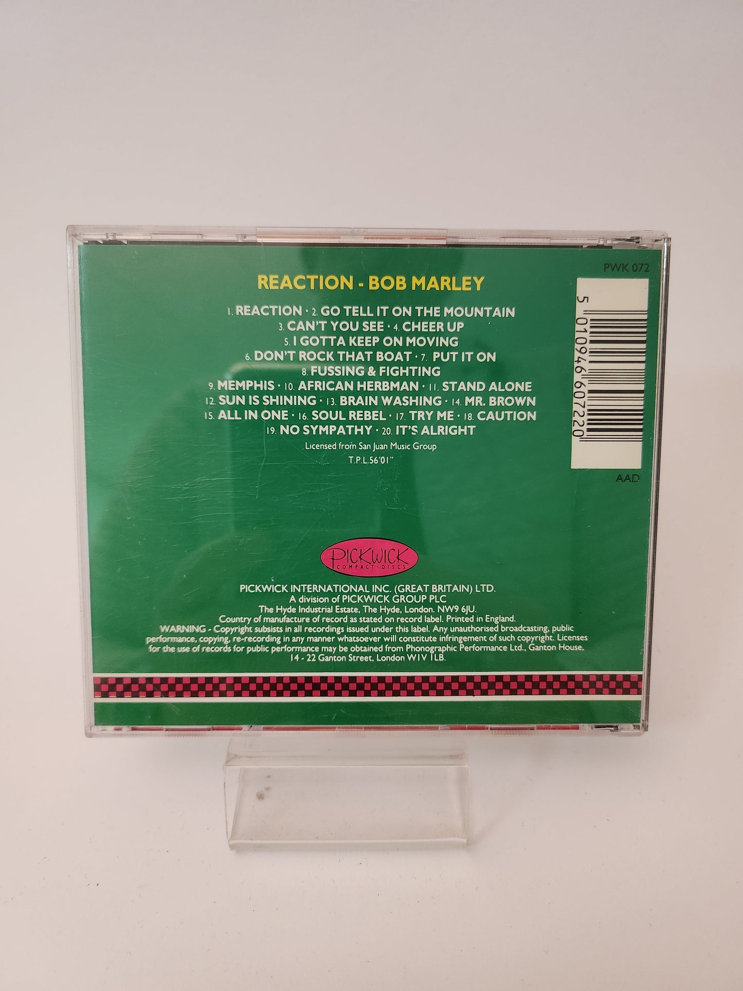 Bob Marley: Reaction CD - Cd
