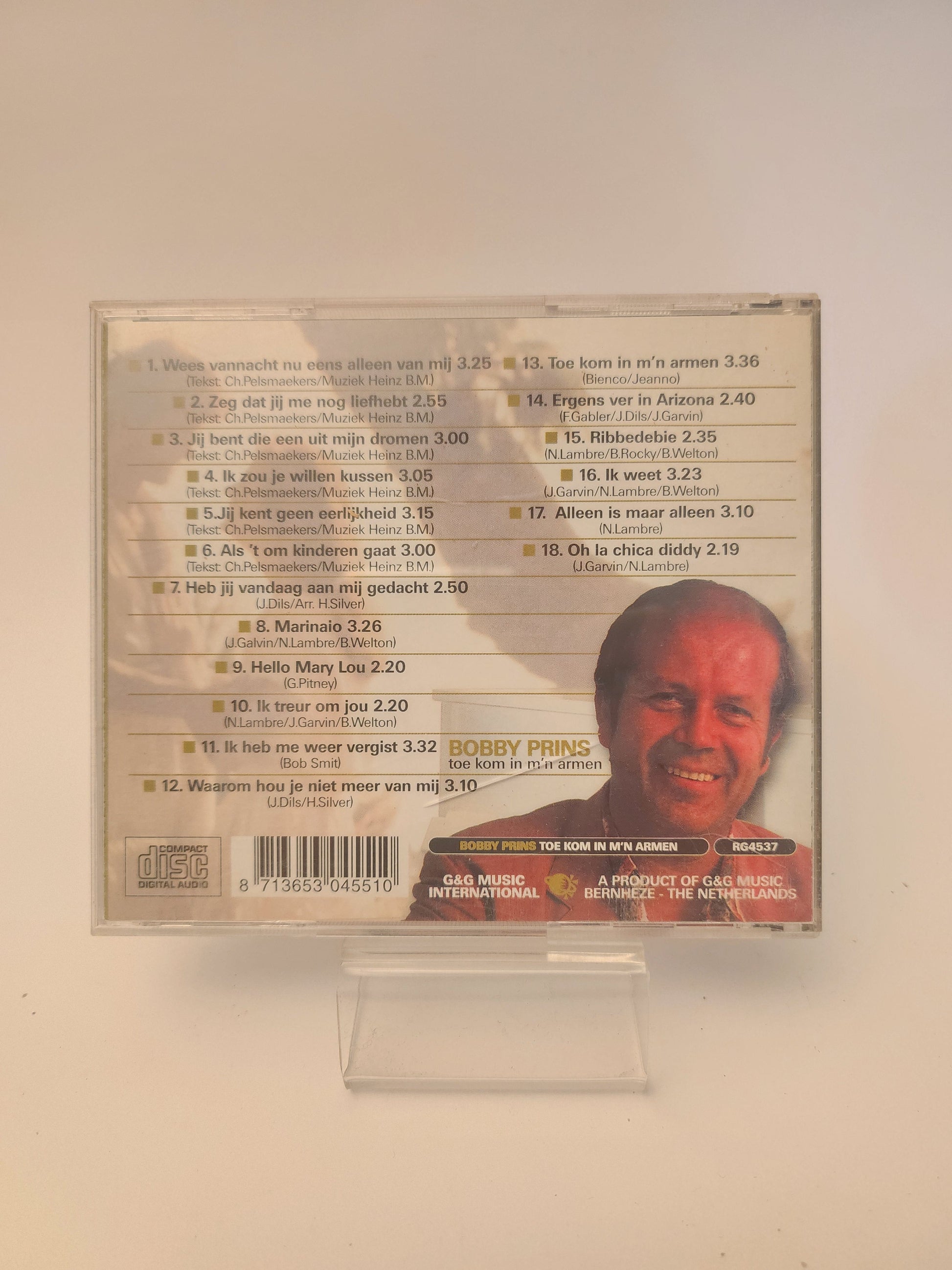 Bobby Prins: Toe Kom in m’n Armen CD - Cd