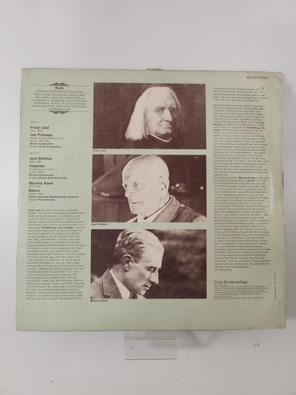Bolero: Melodiën von Liszt - Sibelius - Ravel LP Vinyl - Lp Vinyl