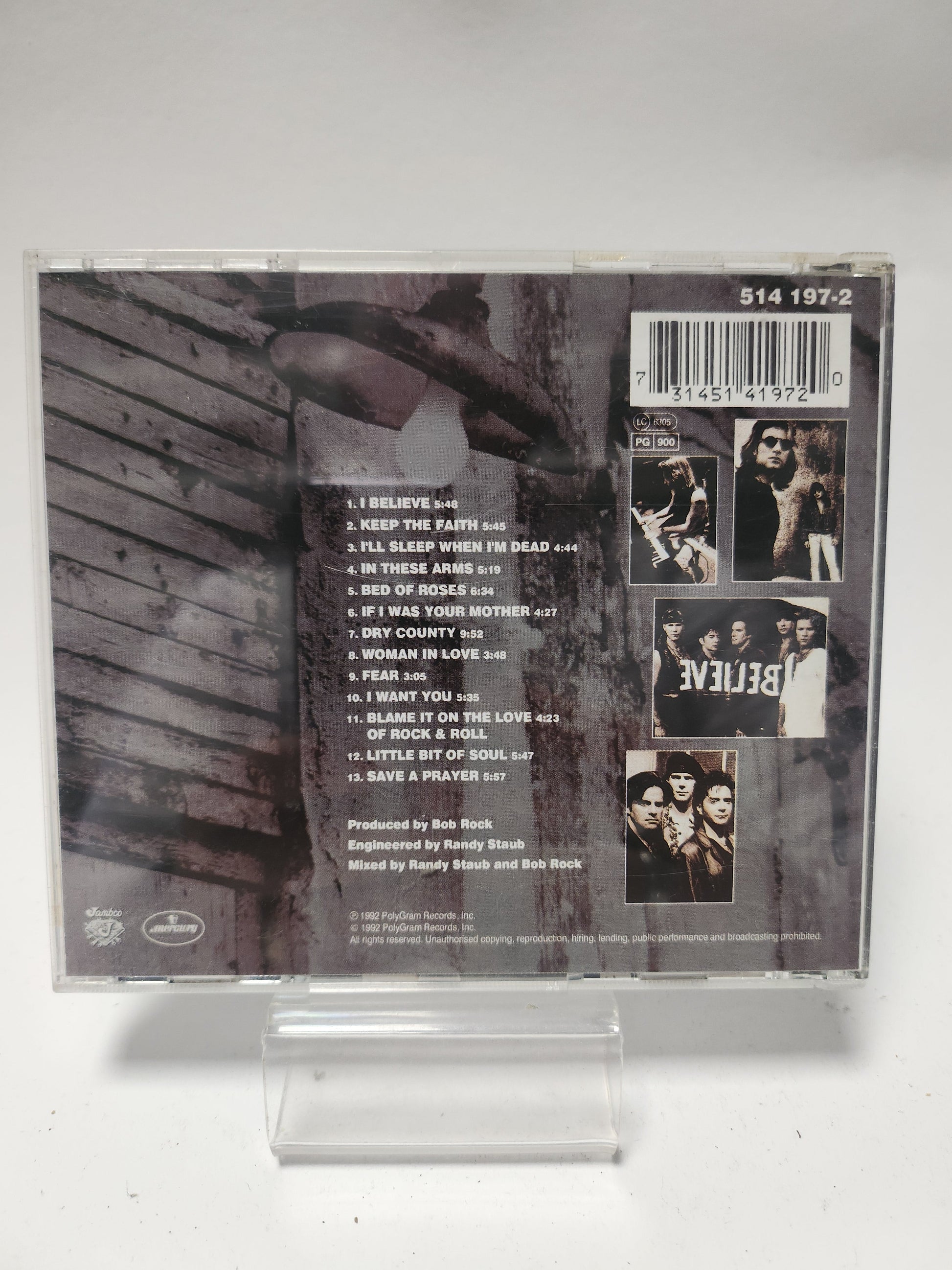 Bon Jovi: Keep the Faith CD - Cd