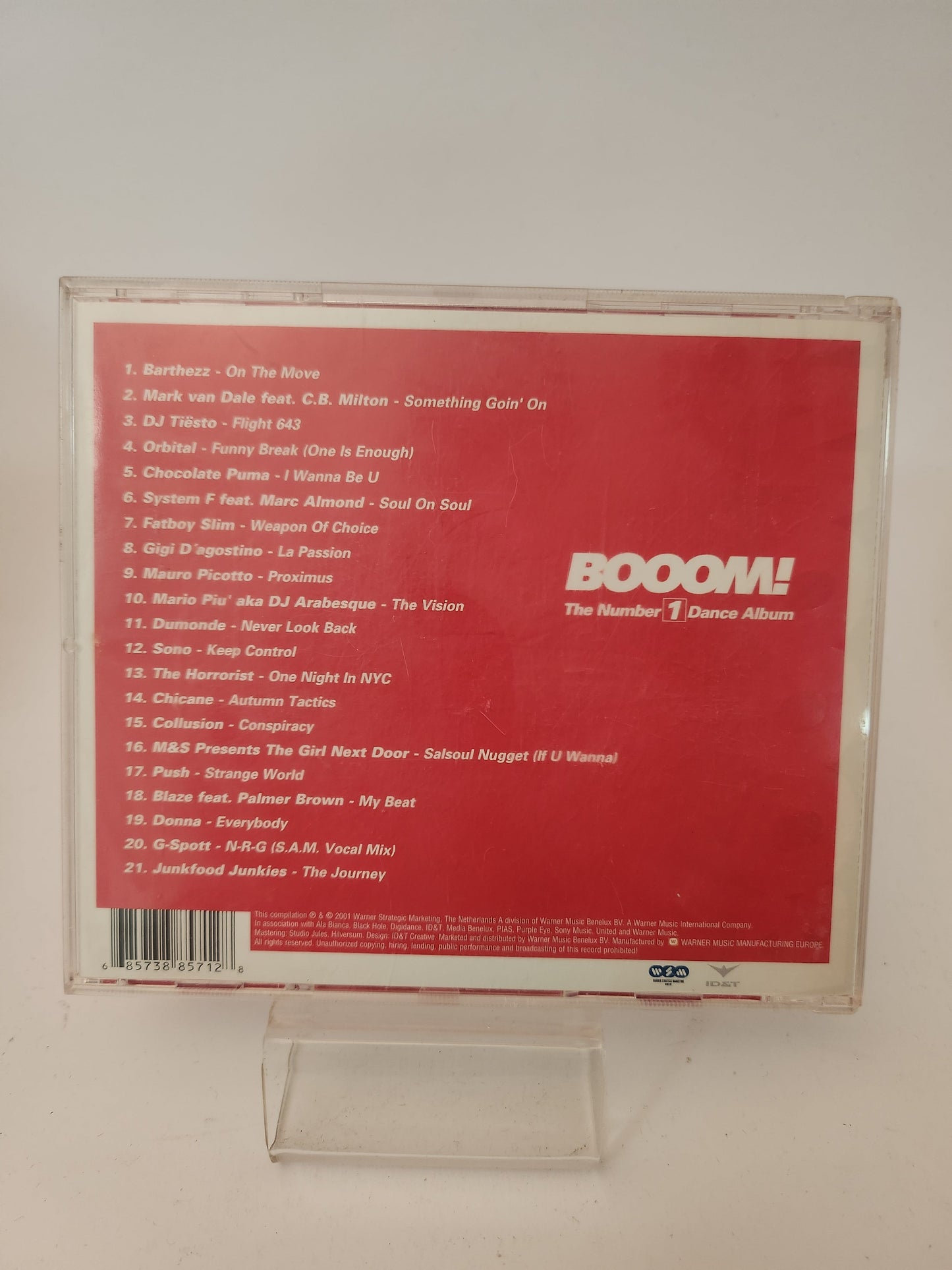 Booom! The Number 1 Dance Album Volume 4 CD - Cd
