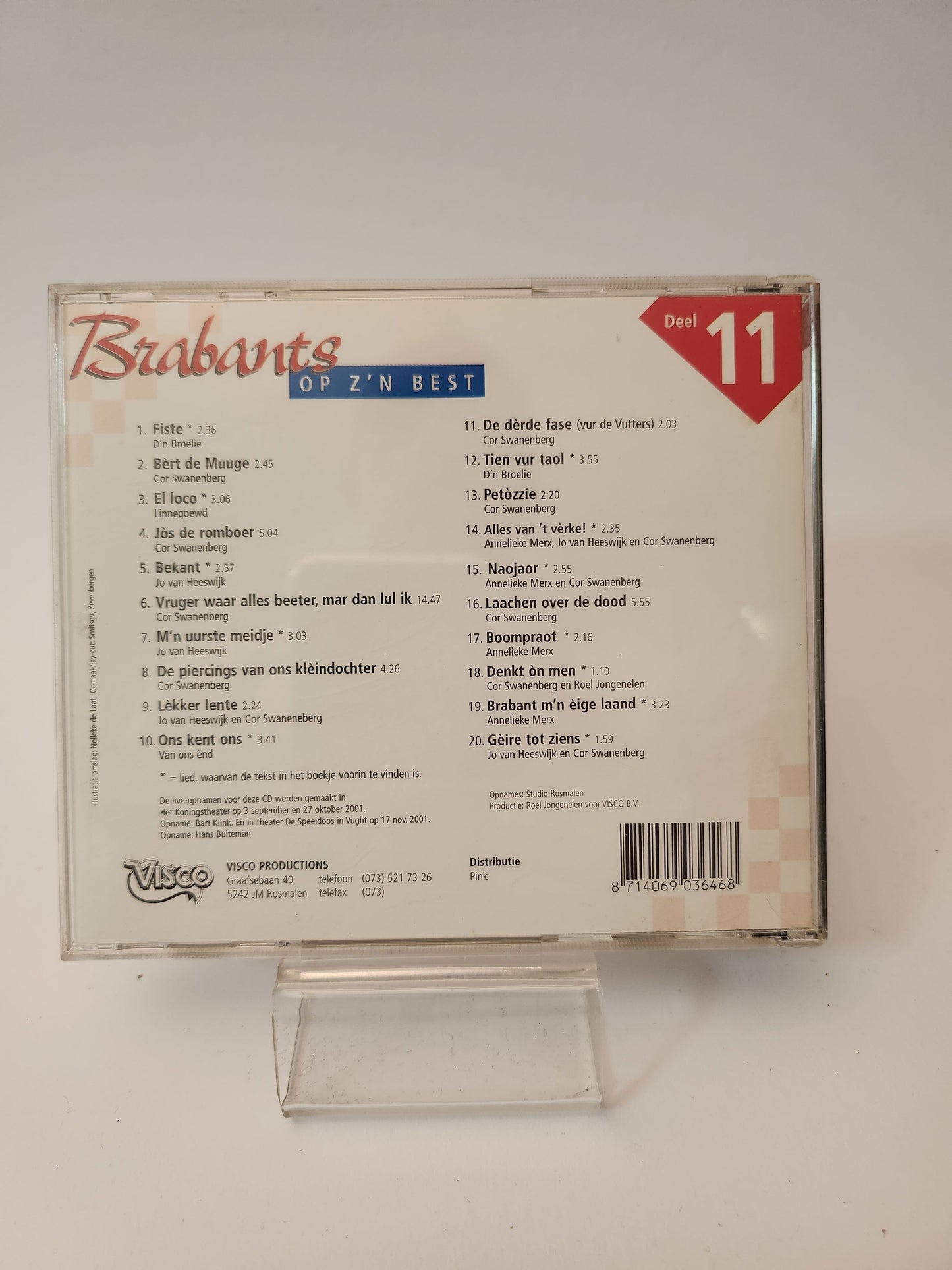 Brabants op z’n Best Deel 11 CD - Cd