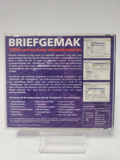 Briefgemak: 1250 Kan en Klare Voorbeeldbrieven PC - PC Games
