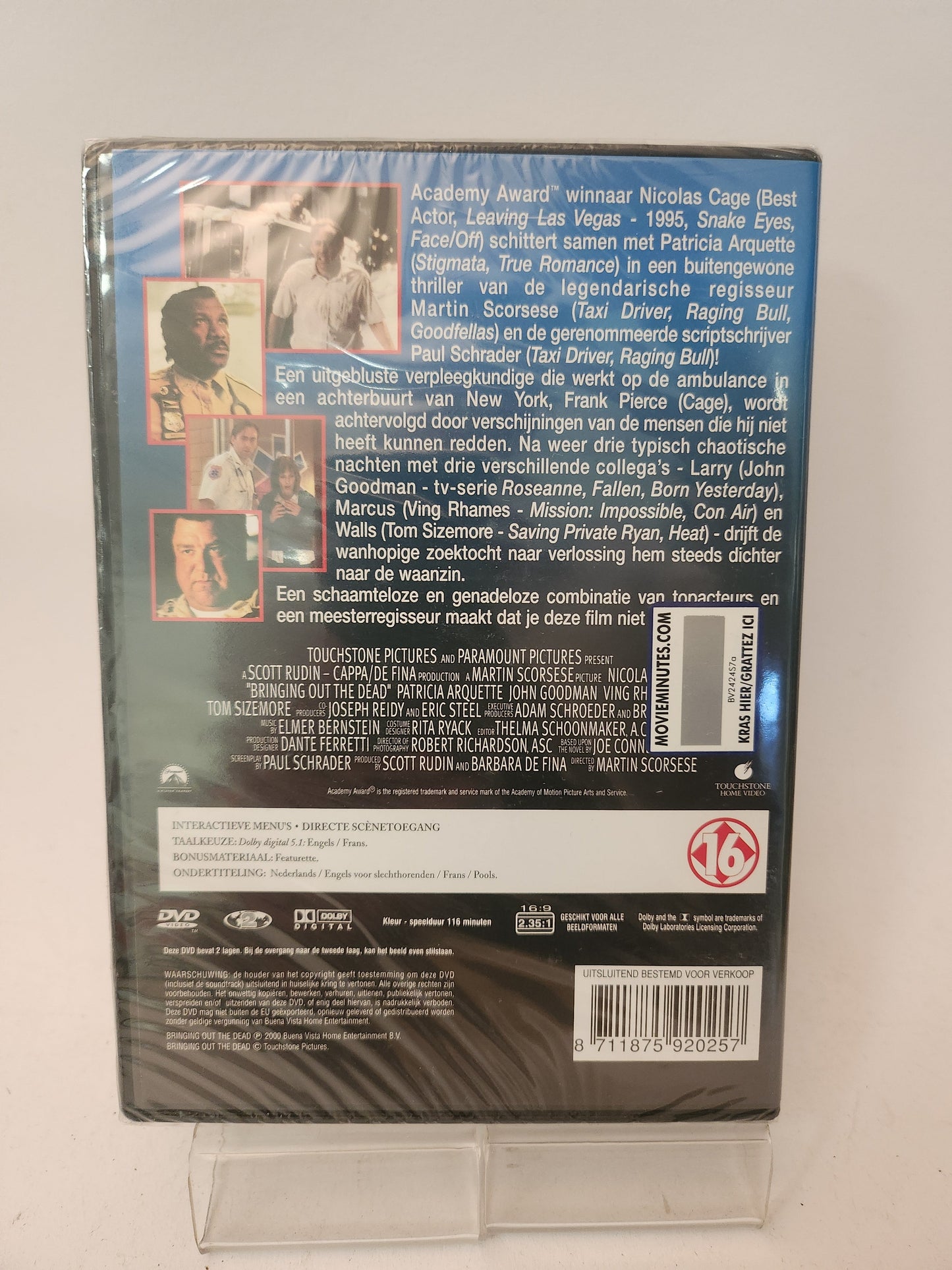 Bringing out the Dead geseald DVD - Dvd Volwassenen