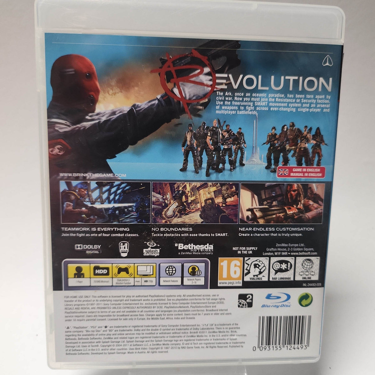 Brink Playstation 3 - Feniks Gameshop