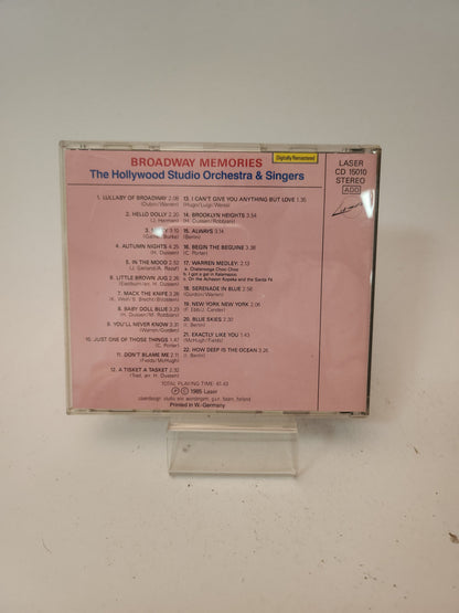 Broadway Memories: the Hollywood Studio Orchestra & Singers CD - Cd