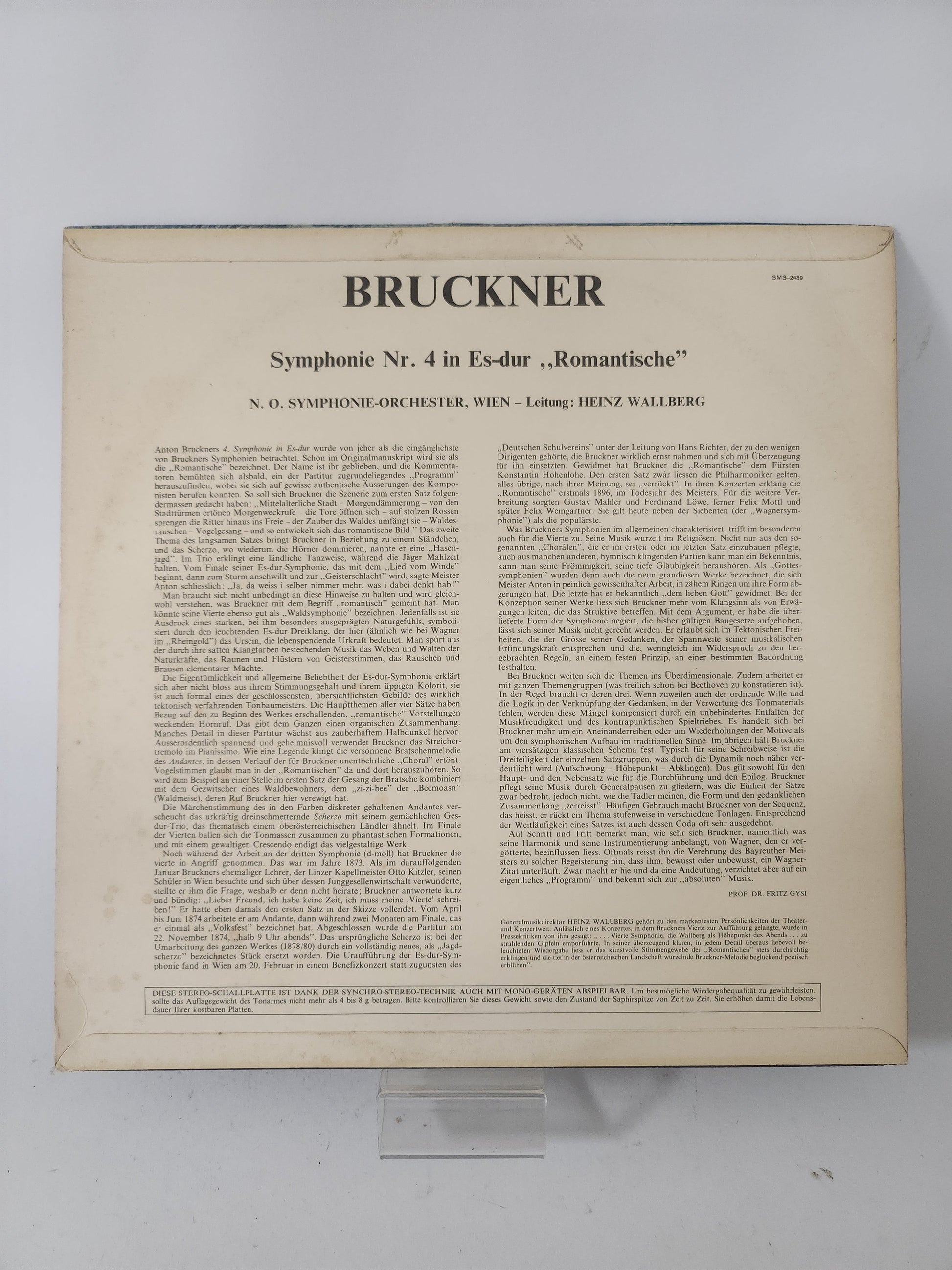 Bruckner: Sumphonie nr 4 LP Vinyl - Lp Vinyl