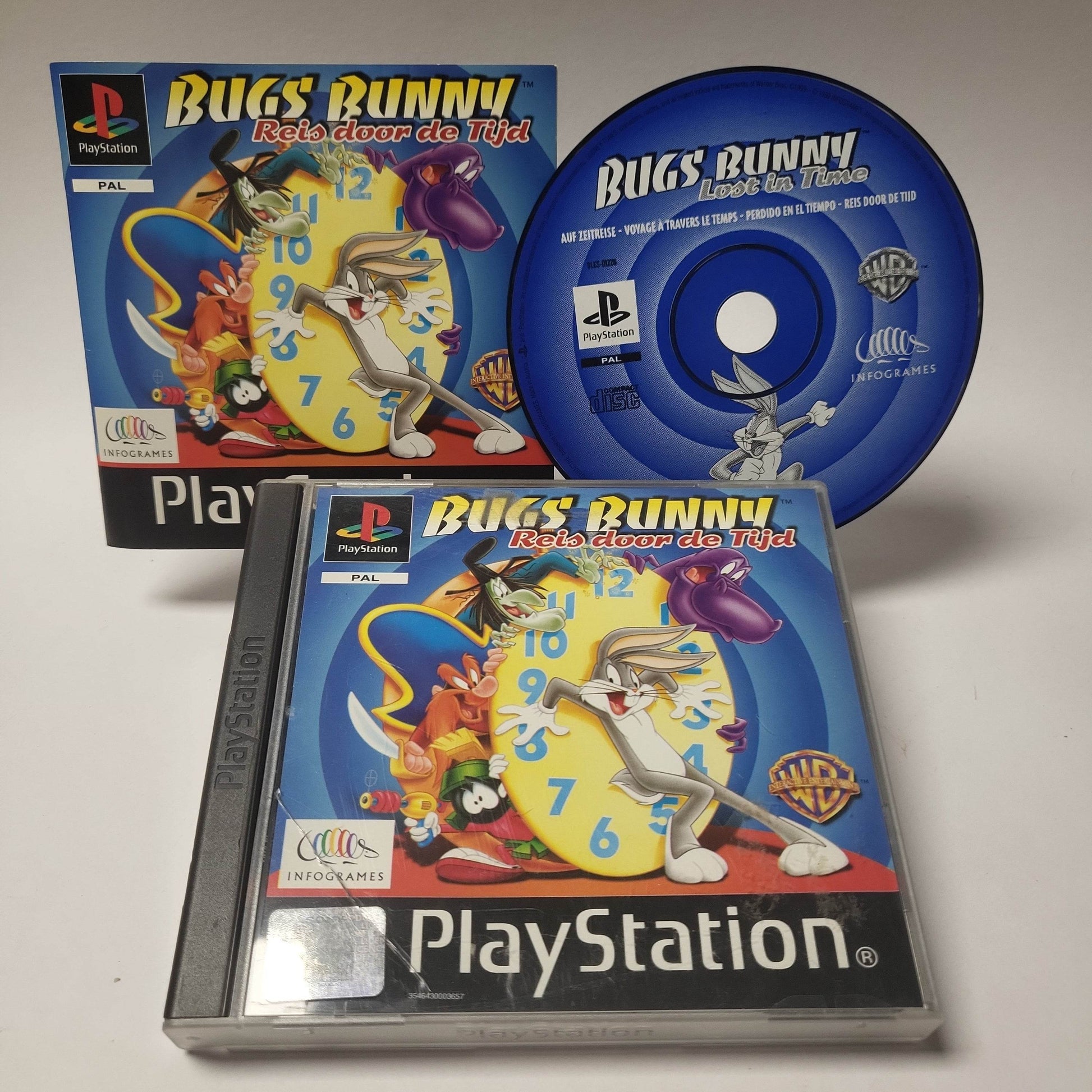 Bugs Bunny Reis door de Tijd Playstation 1 - Feniks Gameshop