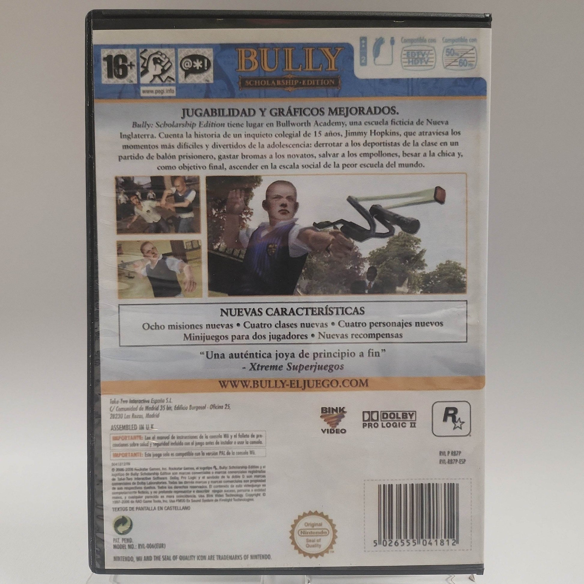 Bully Scholarship Edition (Copy Cover) Nintendo Wii - Feniks Gameshop