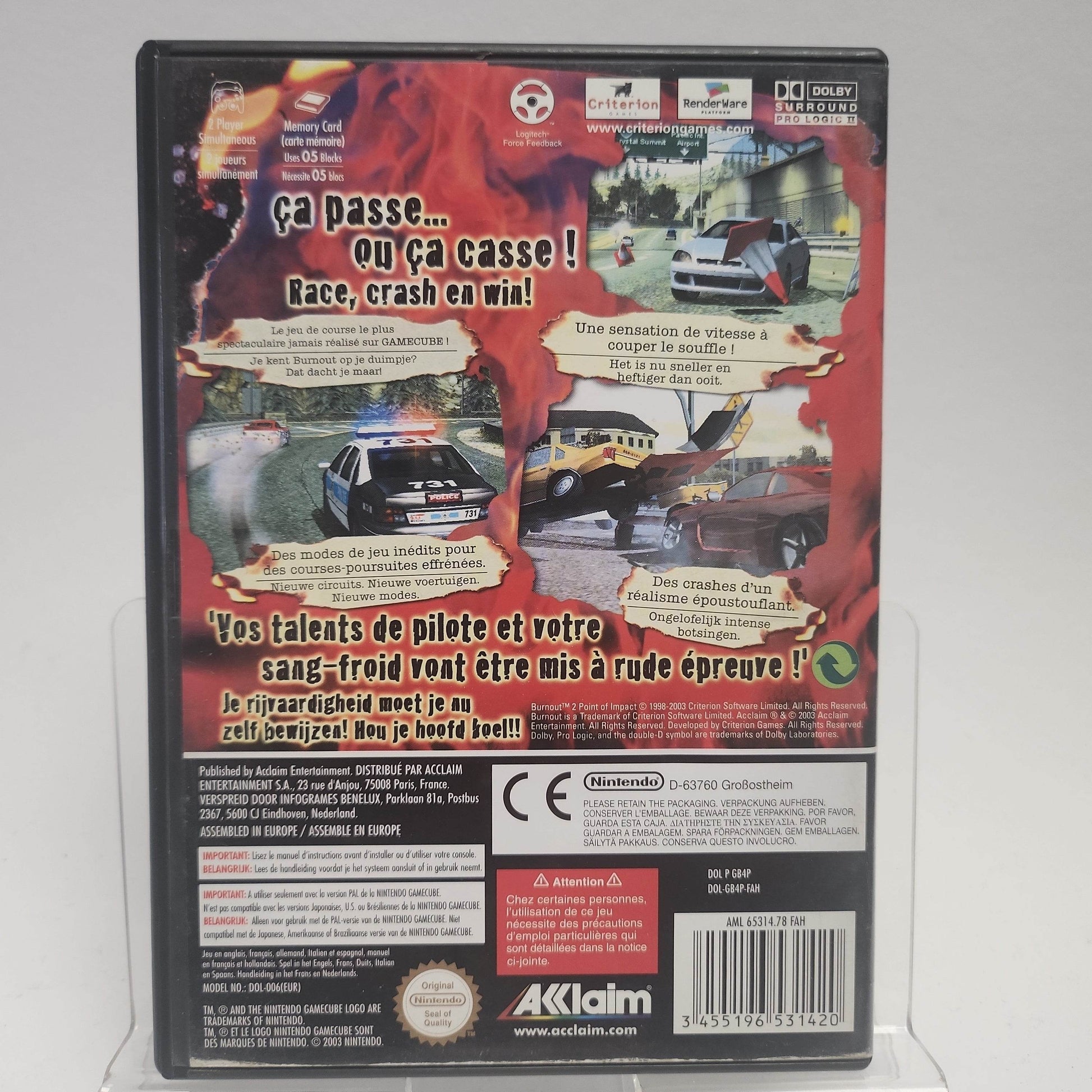 Burnout 2 Point of Impact Nintendo Gamecube - Feniks Gameshop