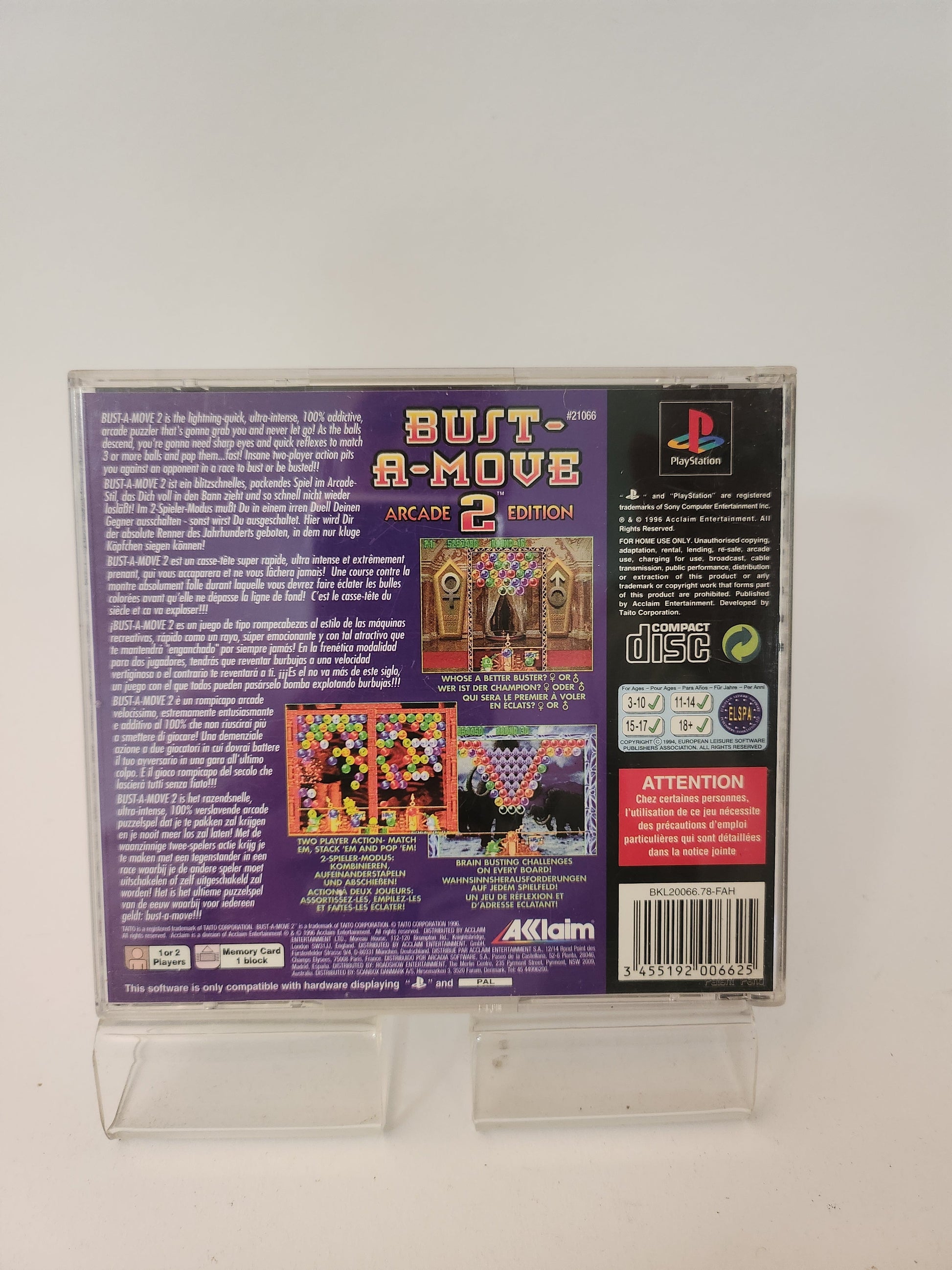 Bust a Move 2 Arcade Edition Playstation 1 - Playstation 1 Games