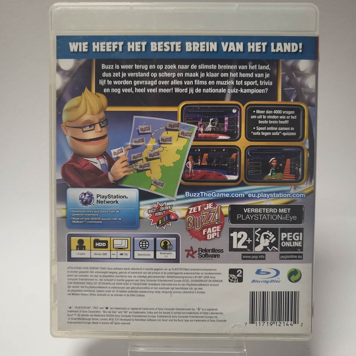 Buzz! De Slimste van Nederland Playstation 3 - Feniks Gameshop