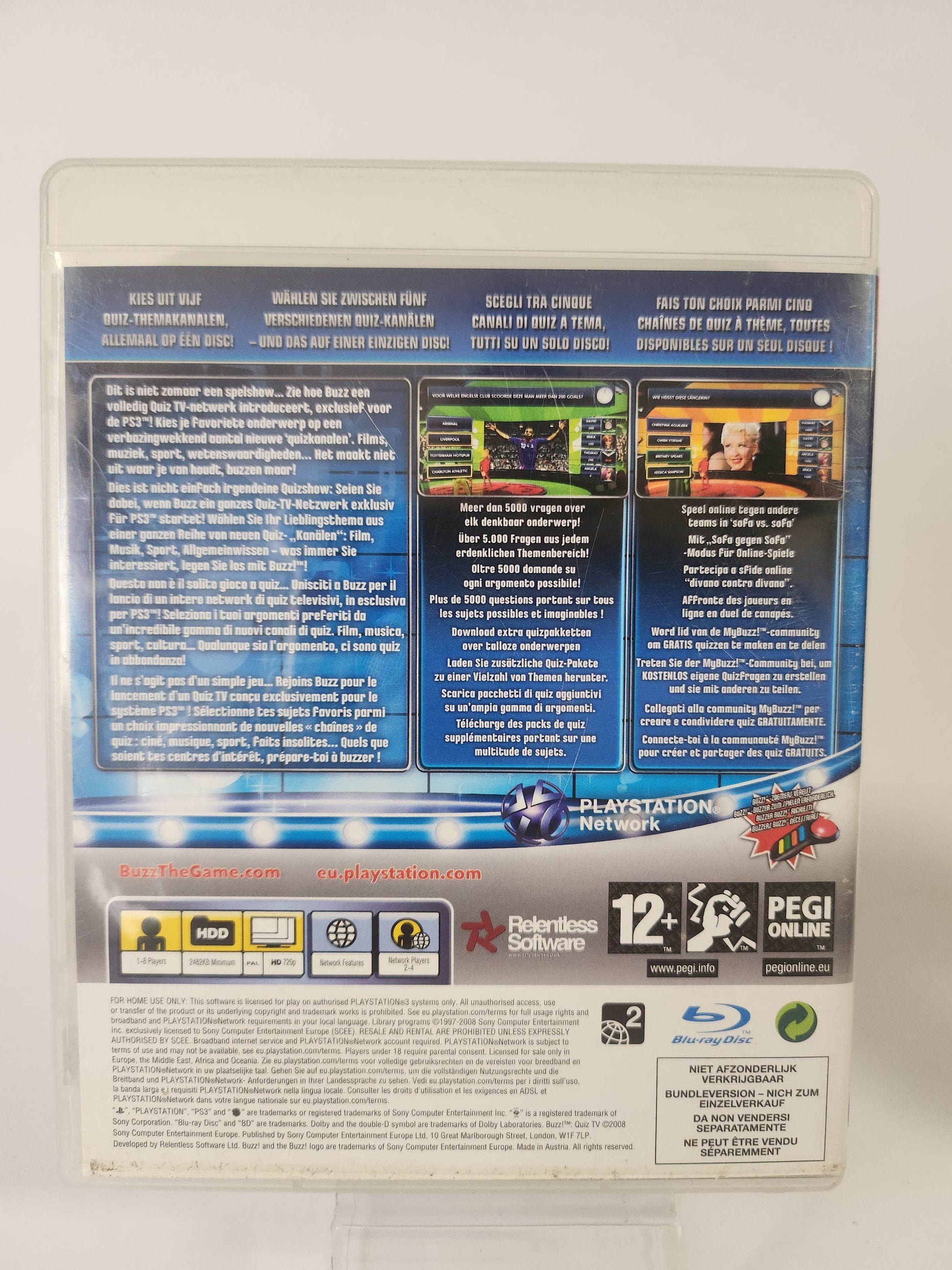 Buzz! Quiz TV (No Book) PlayStation 3 - Feniks Gameshop