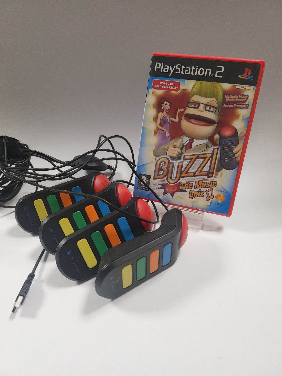 Buzz Set + Buzz the Music Quiz Playstation 2 - Feniks Gameshop