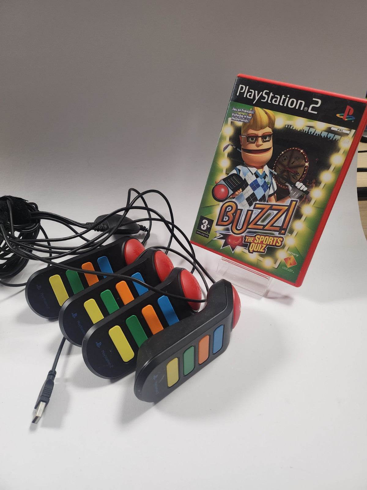 Buzz Set + Buzz the Sports Playstation 2 - Feniks Gameshop