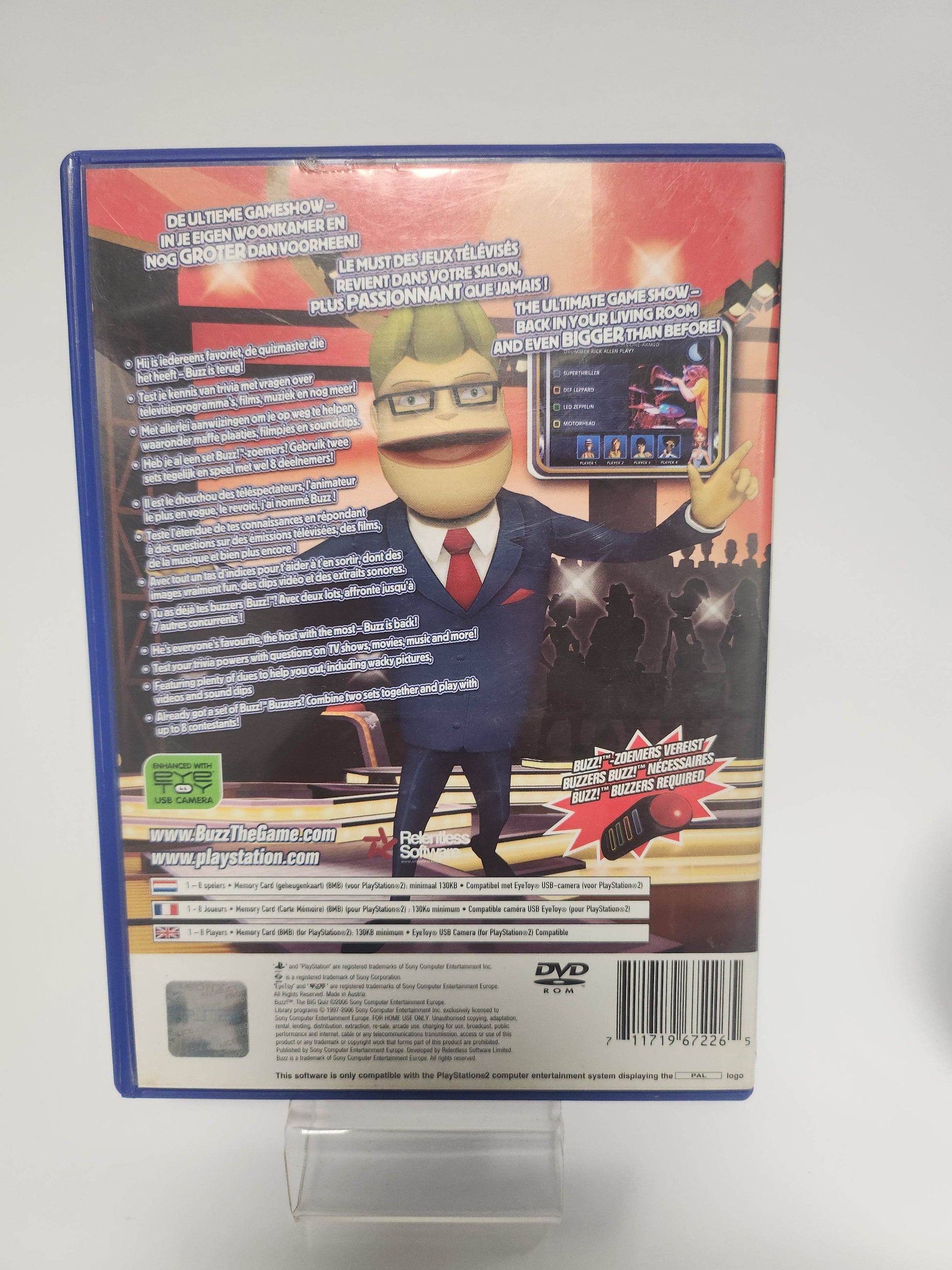 Buzz! The Big Quiz (No Book) PlayStation 2 - Feniks Gameshop