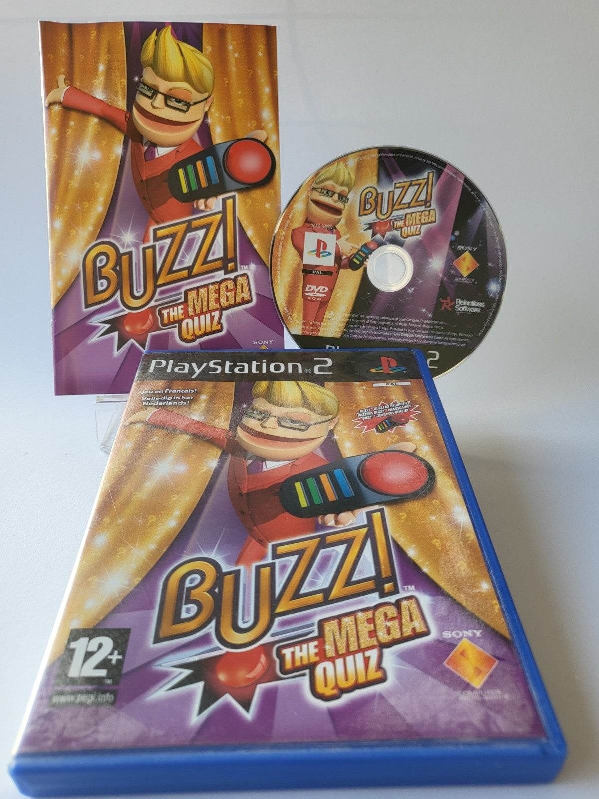 Buzz the Mega Quiz Playstation 2 - Feniks Gameshop