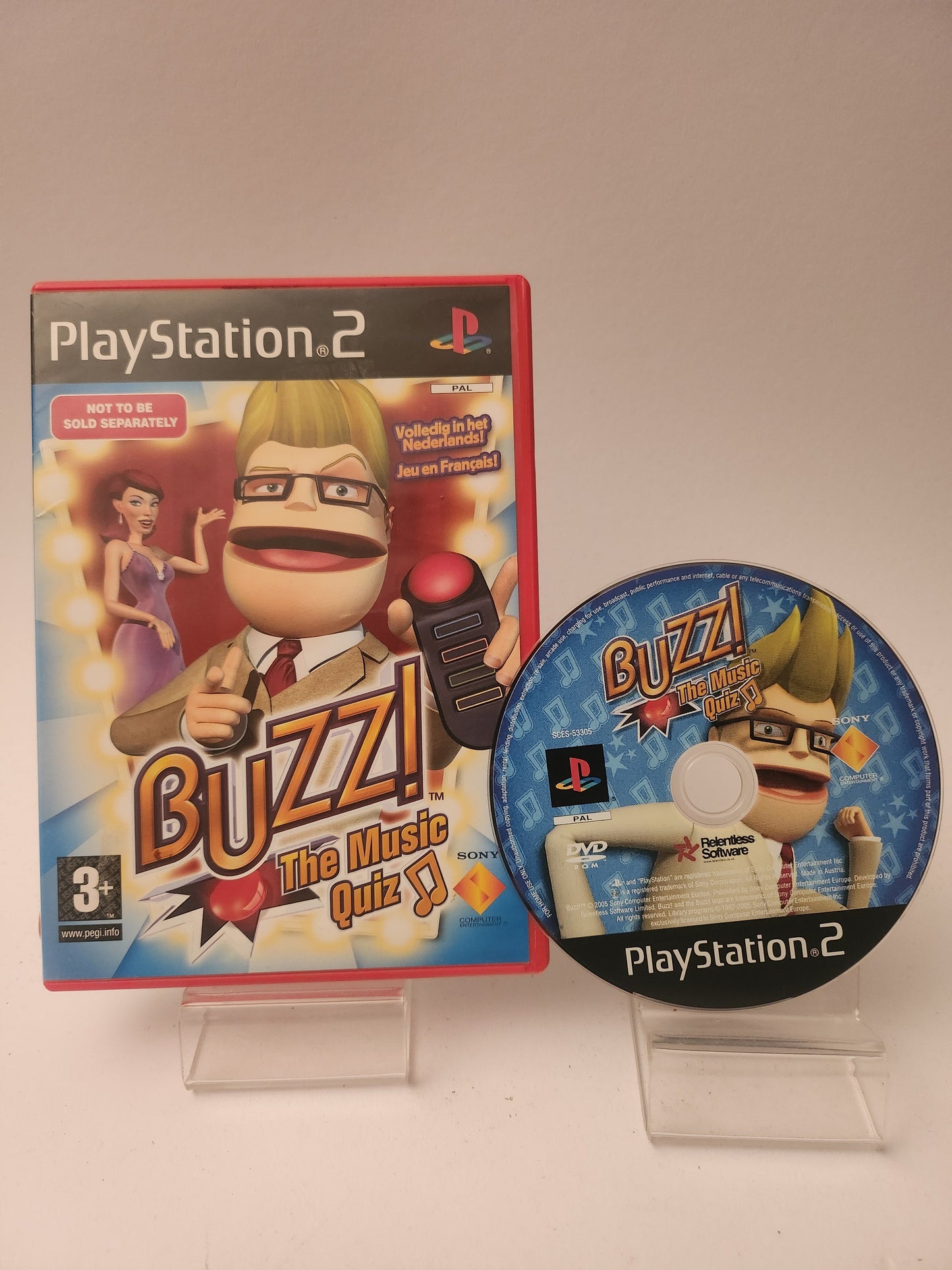 Buzz! The Music Quiz (No Book) PlayStation 2 - Playstation 2 Games